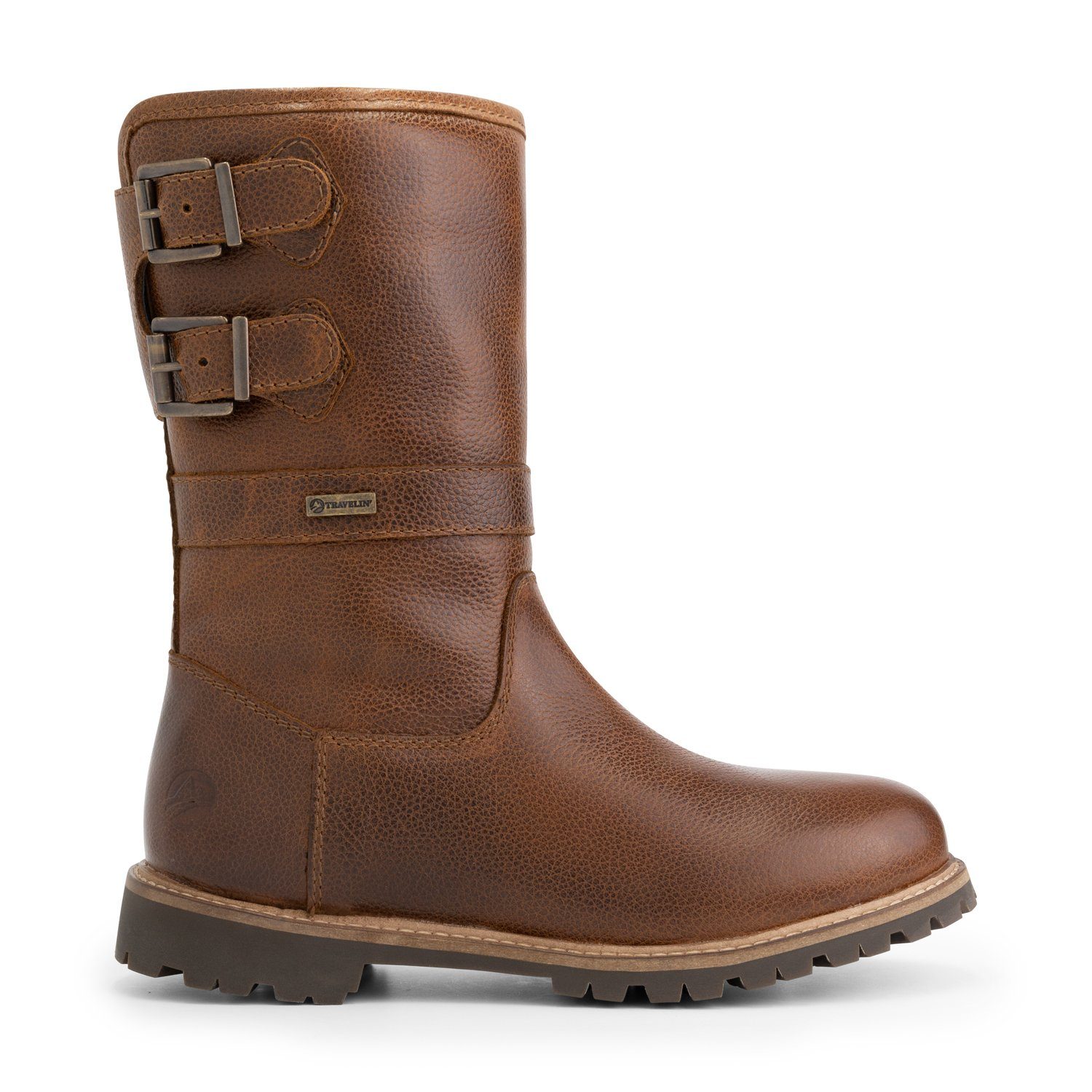 Wolle (Pull-on) Lady Yukon gefüttert und Travelin' Outdoorschuh Cognac mit wasserdicht