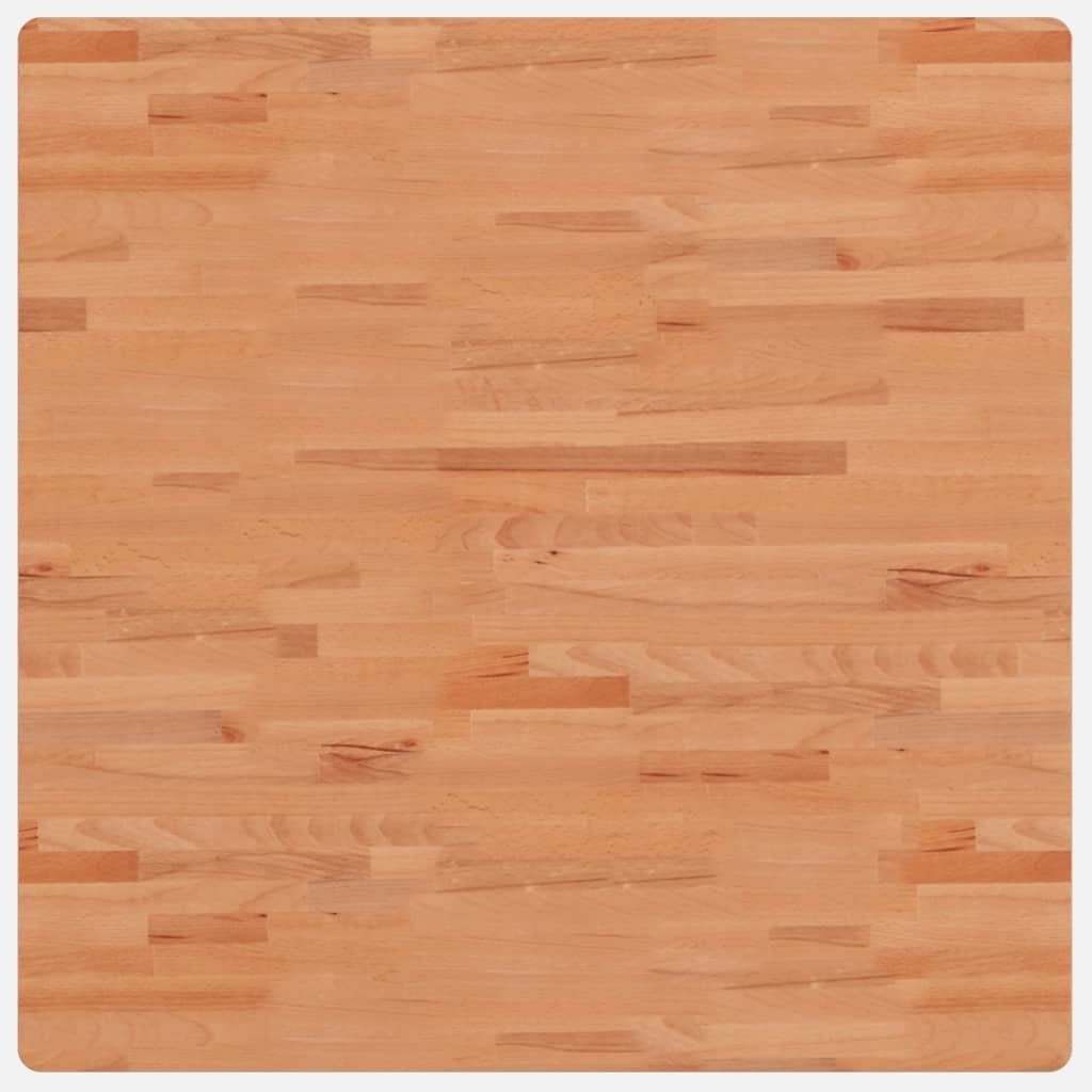 Buche Tischplatte cm furnicato Quadratisch 90x90x4 Massivholz