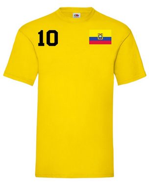 Blondie & Brownie T-Shirt Herren Ecuador Sport Trikot Fußball Weltmeister WM Copa America