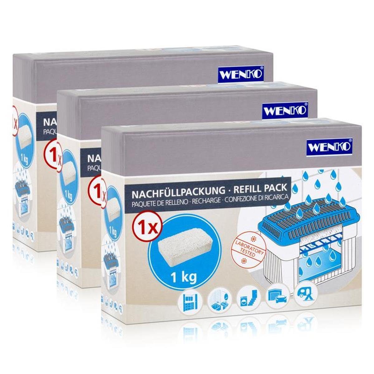 WENKO Luftentfeuchter 3x Wenko Nachfüllpackung Feuchtigkeitskiller Raum-Ent günstig online kaufen