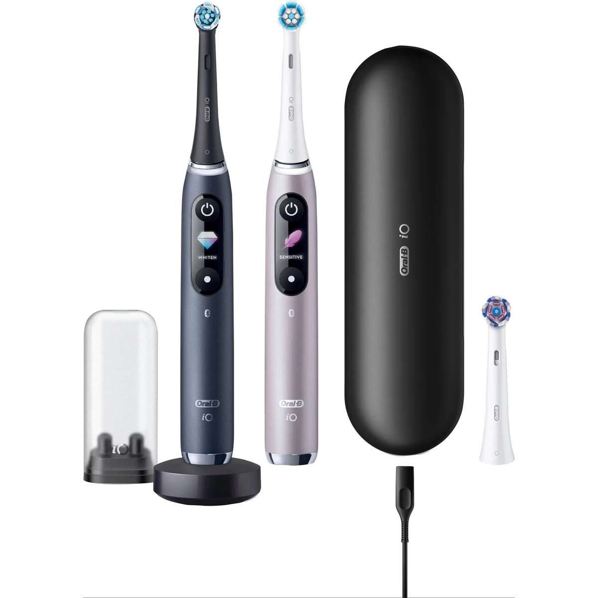 Oral-B Elektrische Zahnbürste iO Series 9 Duo Black/Rose El. Zahnbürste