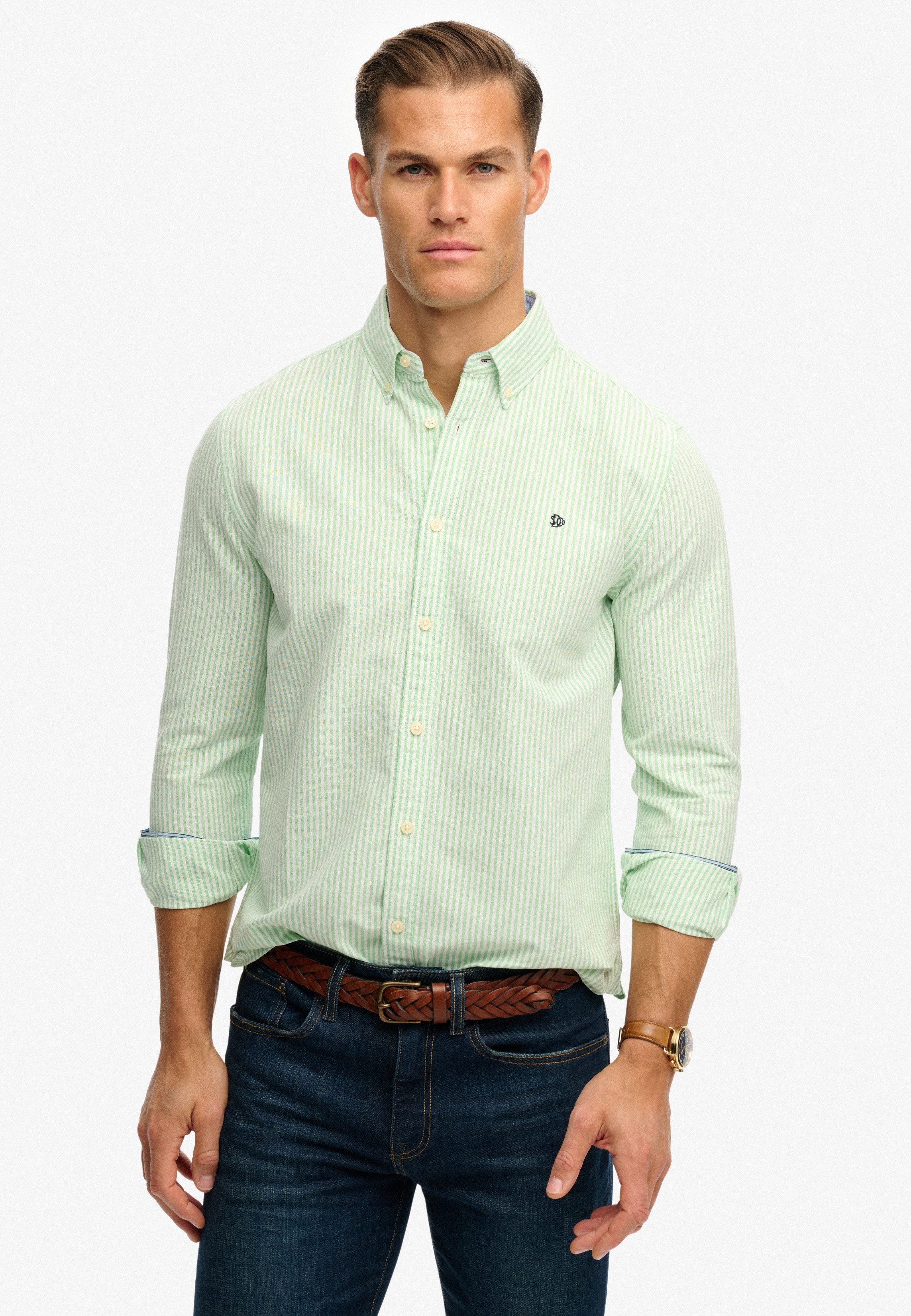 Superdry Langarmhemd PREPPY OXFORD L/S SHIRT Baumwolle, regular fit günstig online kaufen