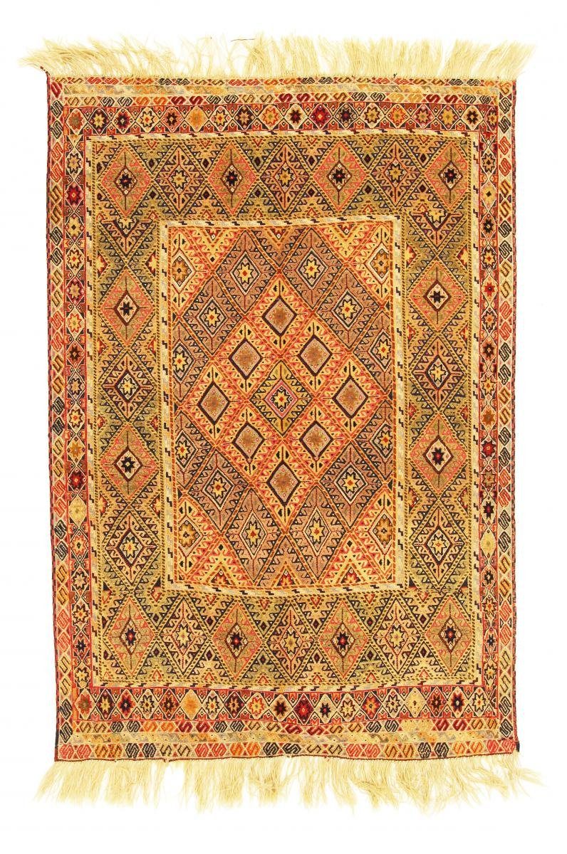 Orientteppich Kelim Sirjan 126x186 Handgewebter Orientteppich, Nain Trading, rechteckig, Höhe: 5 mm