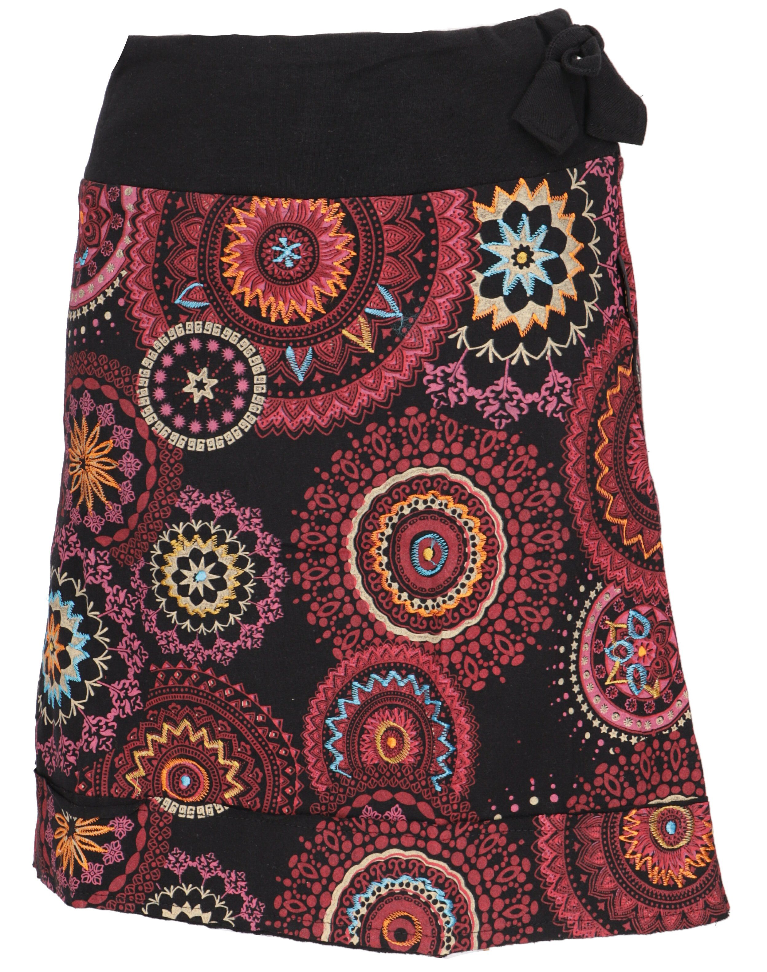 Guru-Shop Minirock Bestickter Minirock, Boho chic günstig online kaufen