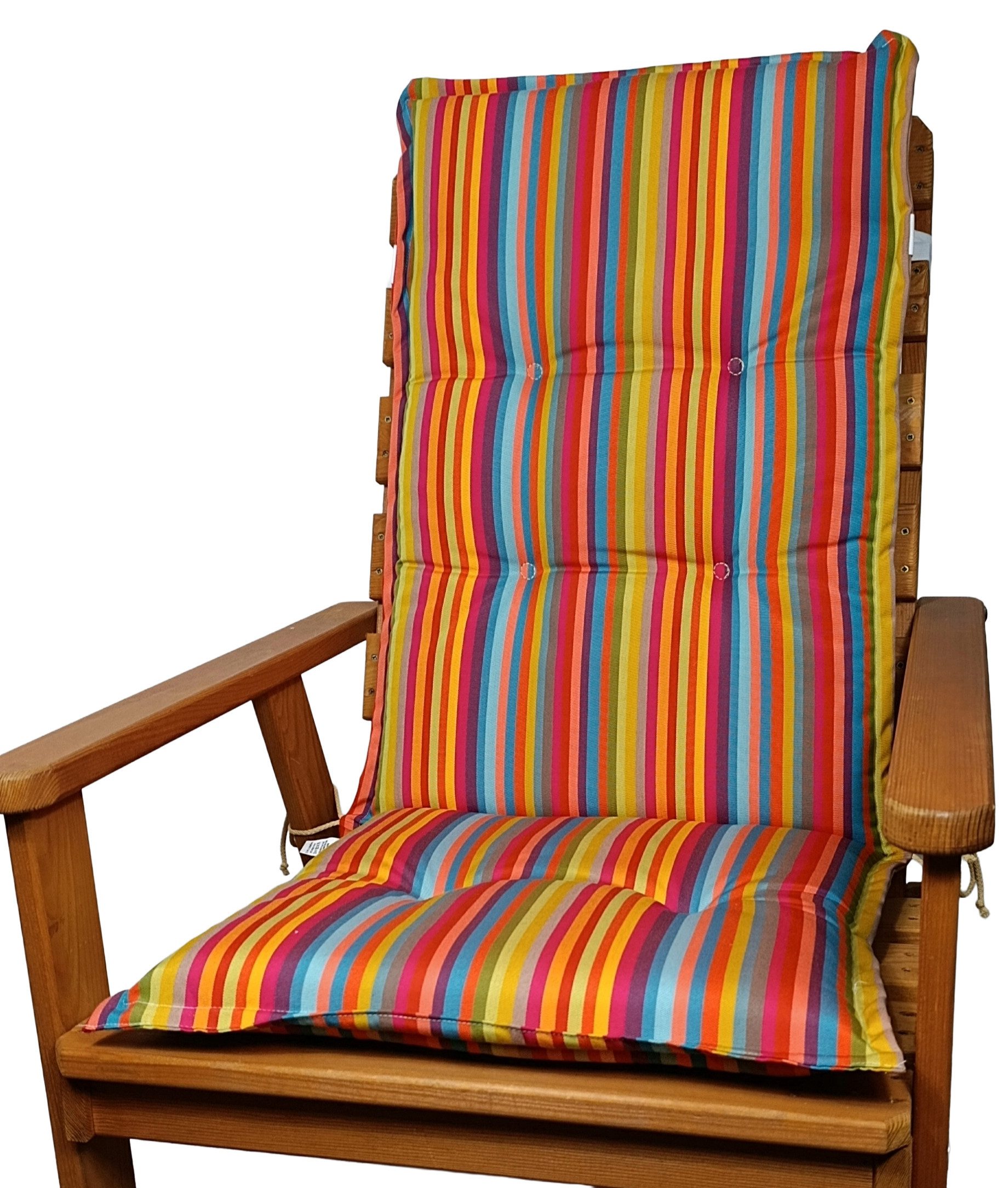 Rattani Hochlehnerauflage Hochlehner Auflage Kissen Polster Karina Gr. 120 x 50 cm Caribe, Material Caribe Outdoor Acrylic Dralon