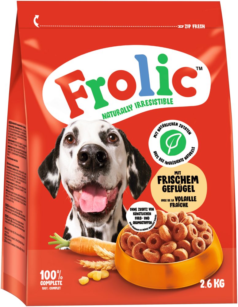 Frolic FROLIC™ Beutel Geflügel 1,5kg, Trockenfutter für: Hund