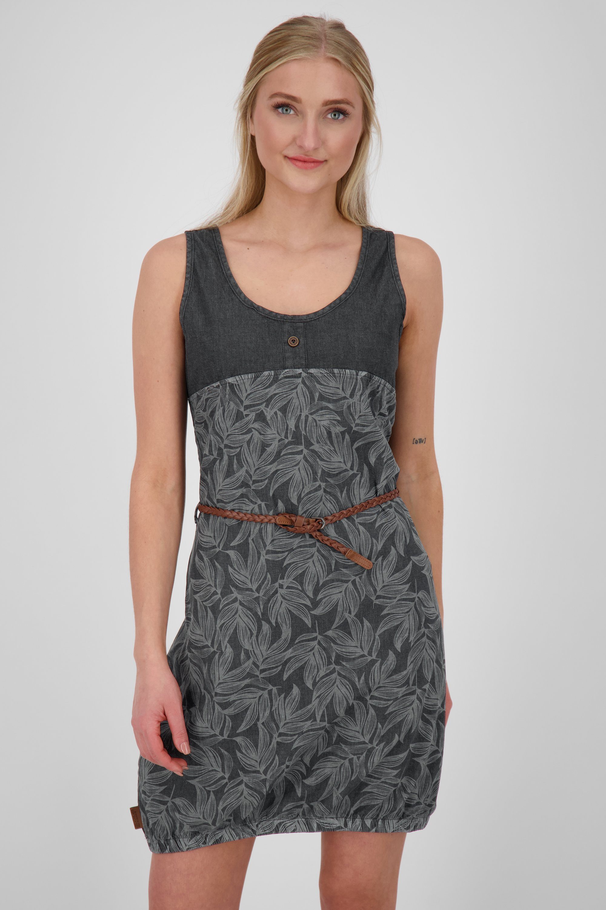 Offizieller Online-Shop Alife & Kickin Sommerkleid B DojaAK Dress denim Top black DNM Damen