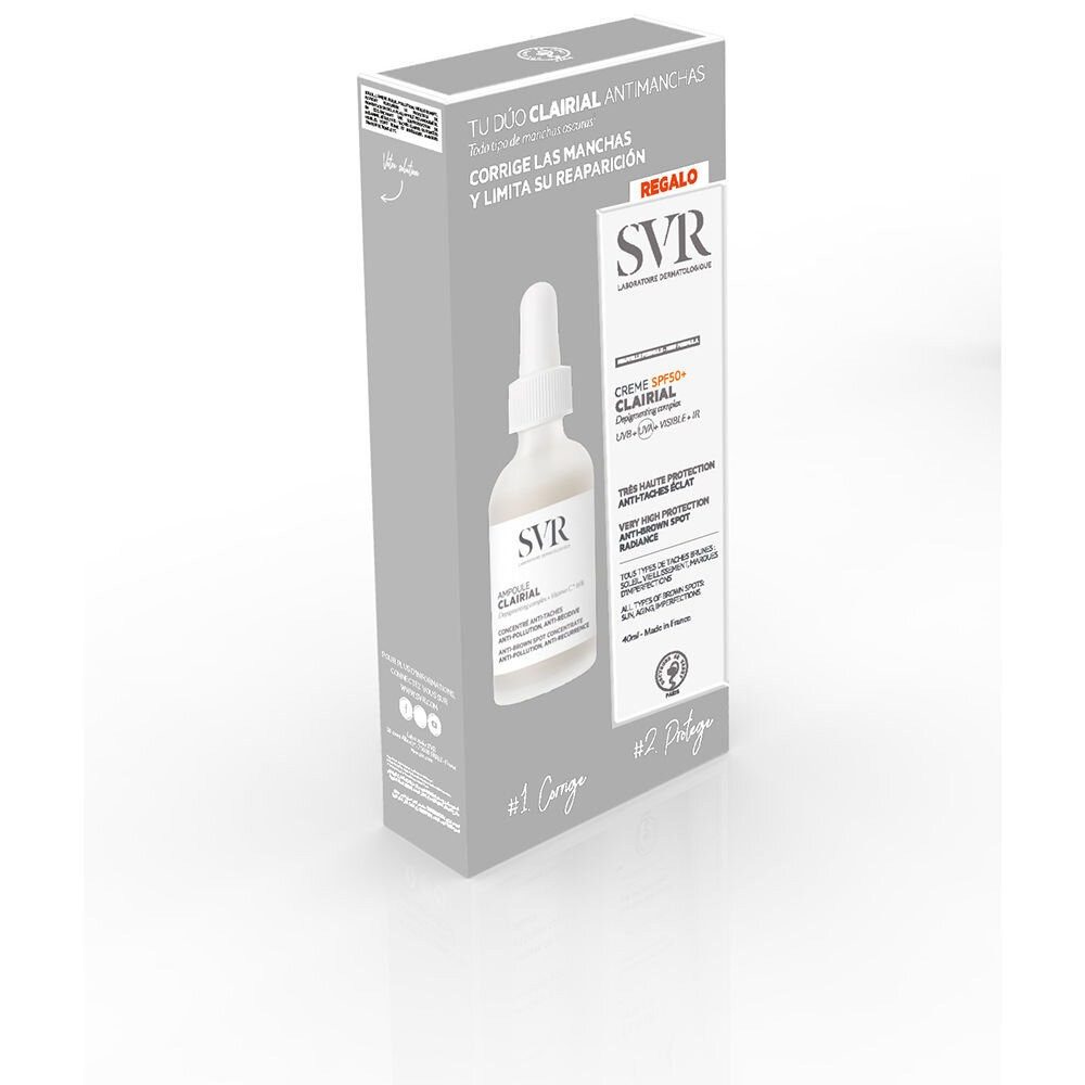 SVR Gesichtspflege-Set CLAIRIAL AMPOULE + CREME SPF50 2-teiliges Set