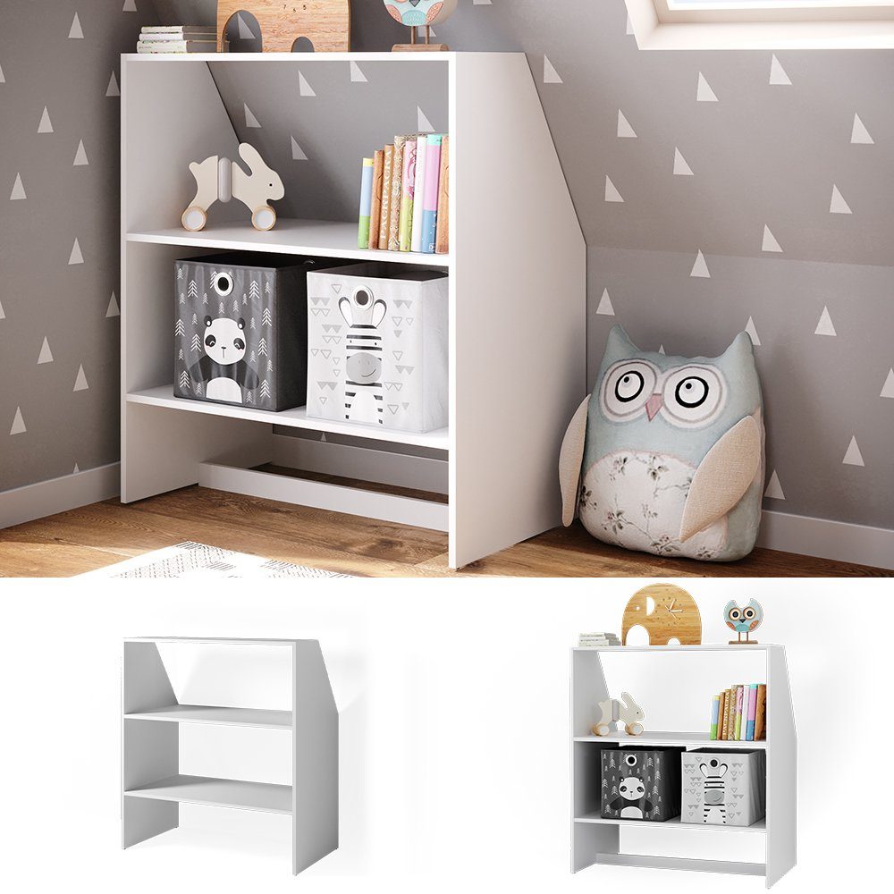 Vicco Bücherregal, Weiß, 90 x 100 günstig online kaufen