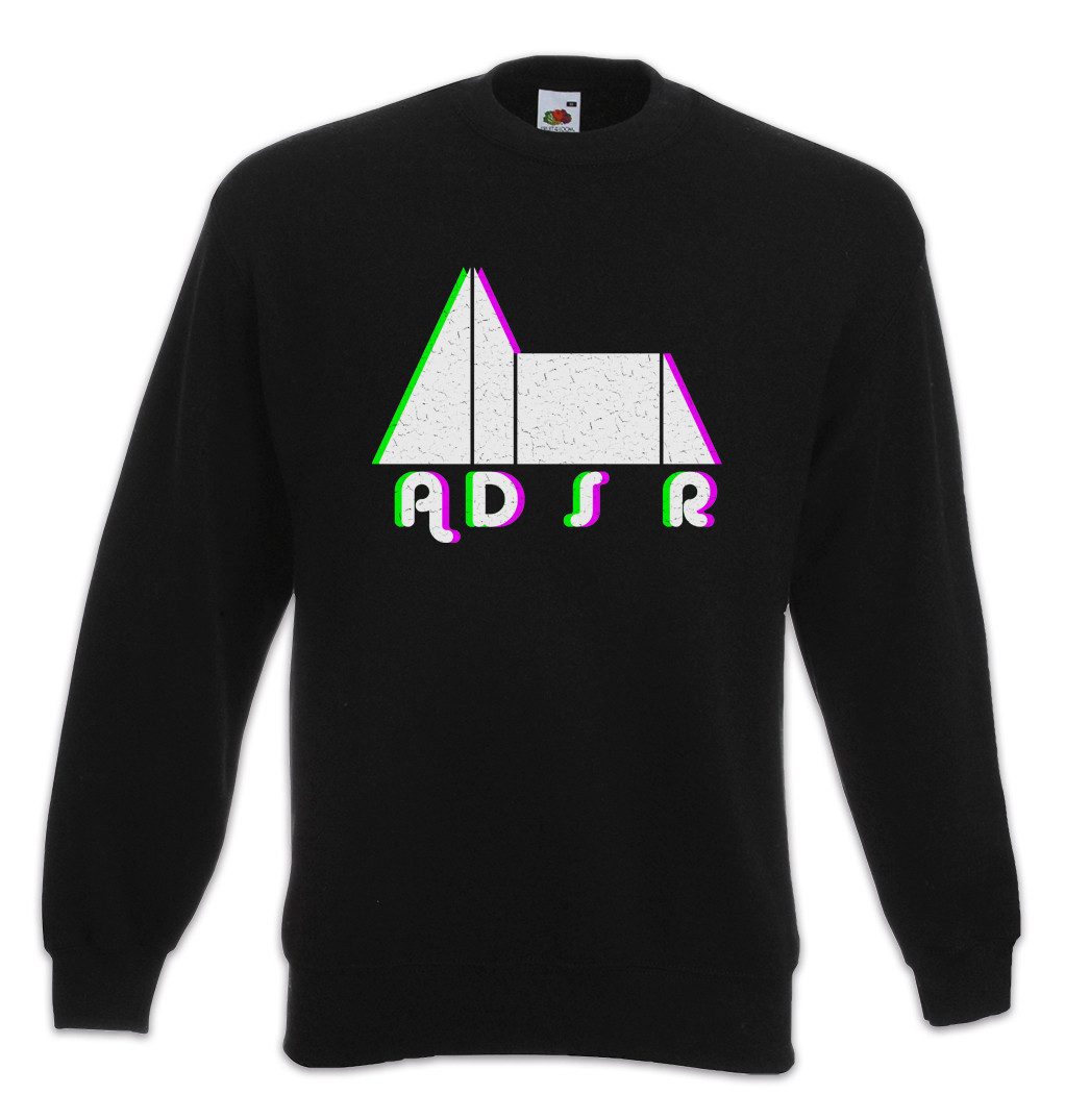 Sweatshirt Synthesizer ADSR Glitc Sweatshirt Electro Techno LFO Musik Music DJ MC