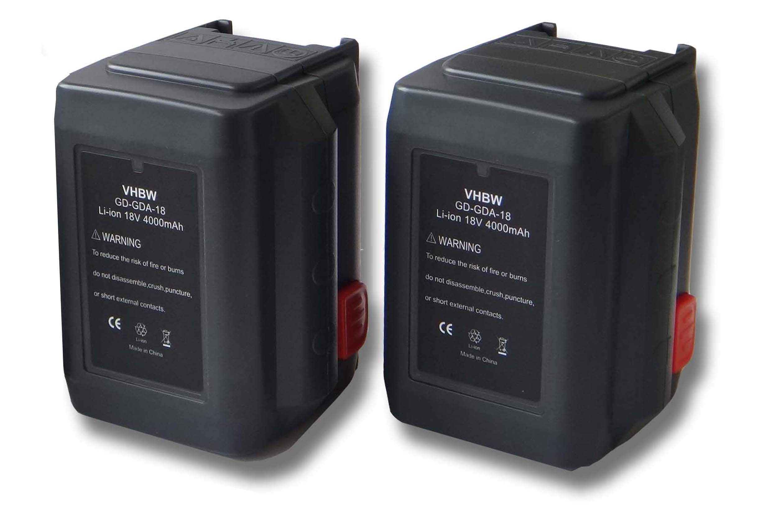 vhbw kompatibel mit Gardena Heckenschere HighCut 48-Li (8882-20) Akku Li-Ion 4000 mAh (18 V)