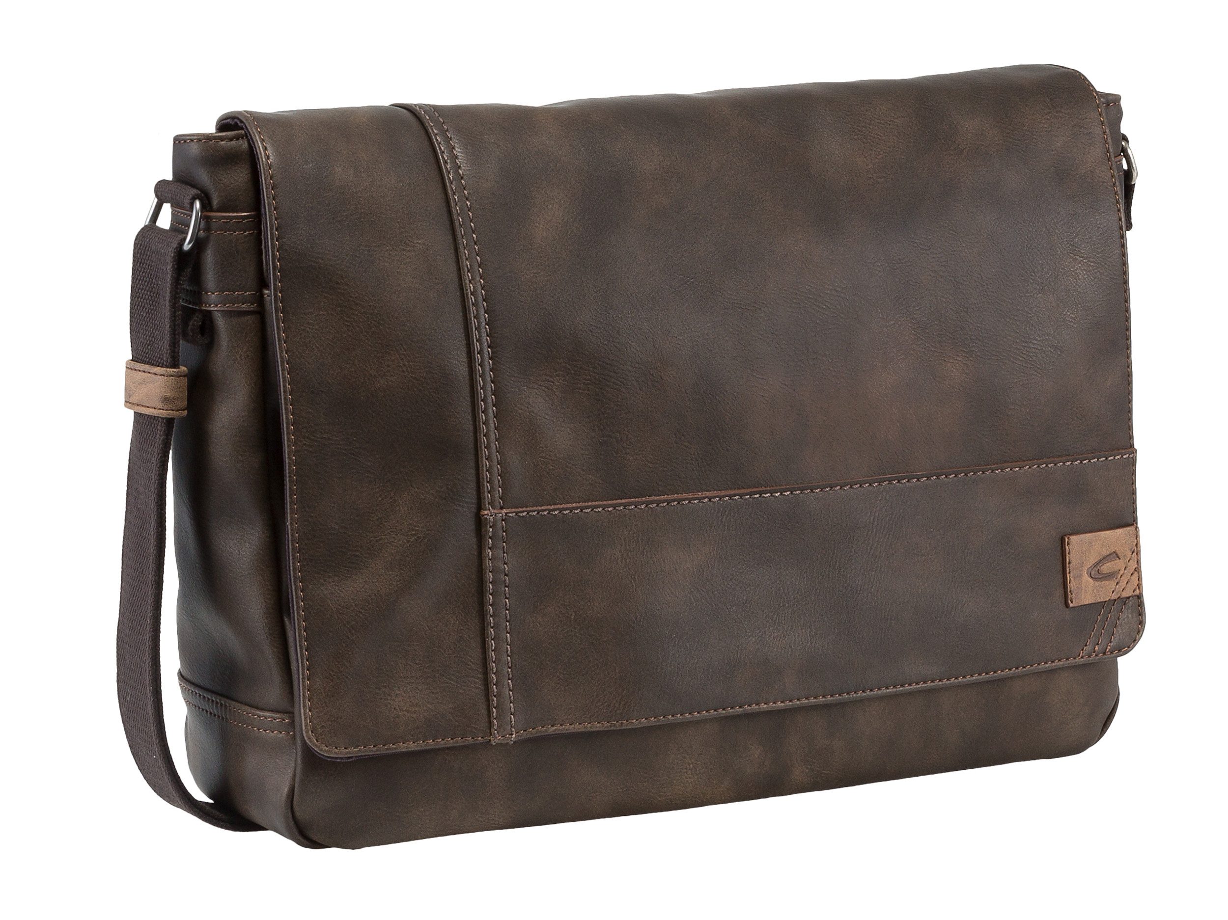 camel active Messenger Bag Laos, funktionaler Begleiter mit sportlichen Details ideal für den Alltag