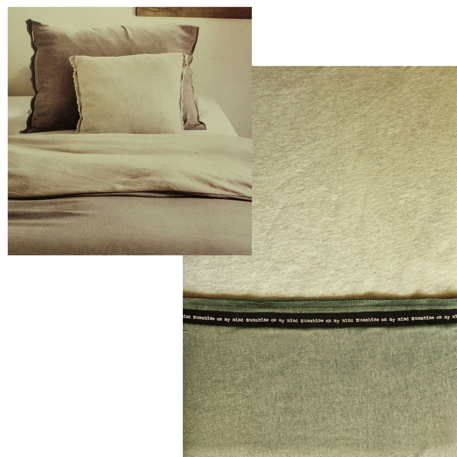 KH-Haushaltshandel Bettwäsche Winter Wende Bettwäsche 135 x 200 + 80x80 cm, günstig online kaufen