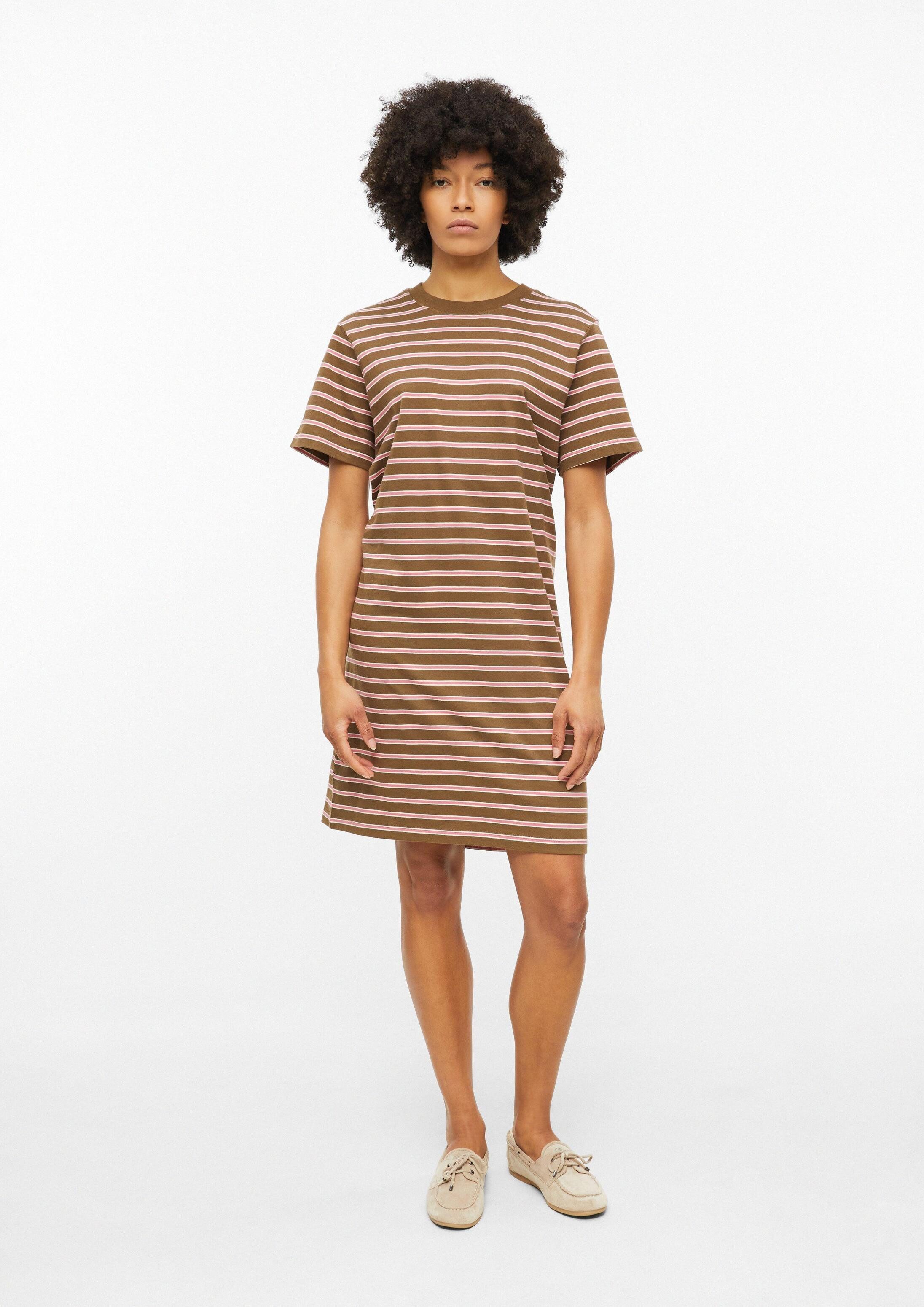 s.Oliver Minikleid Kleid Kurzes Jersey-Kleid mit Streifen