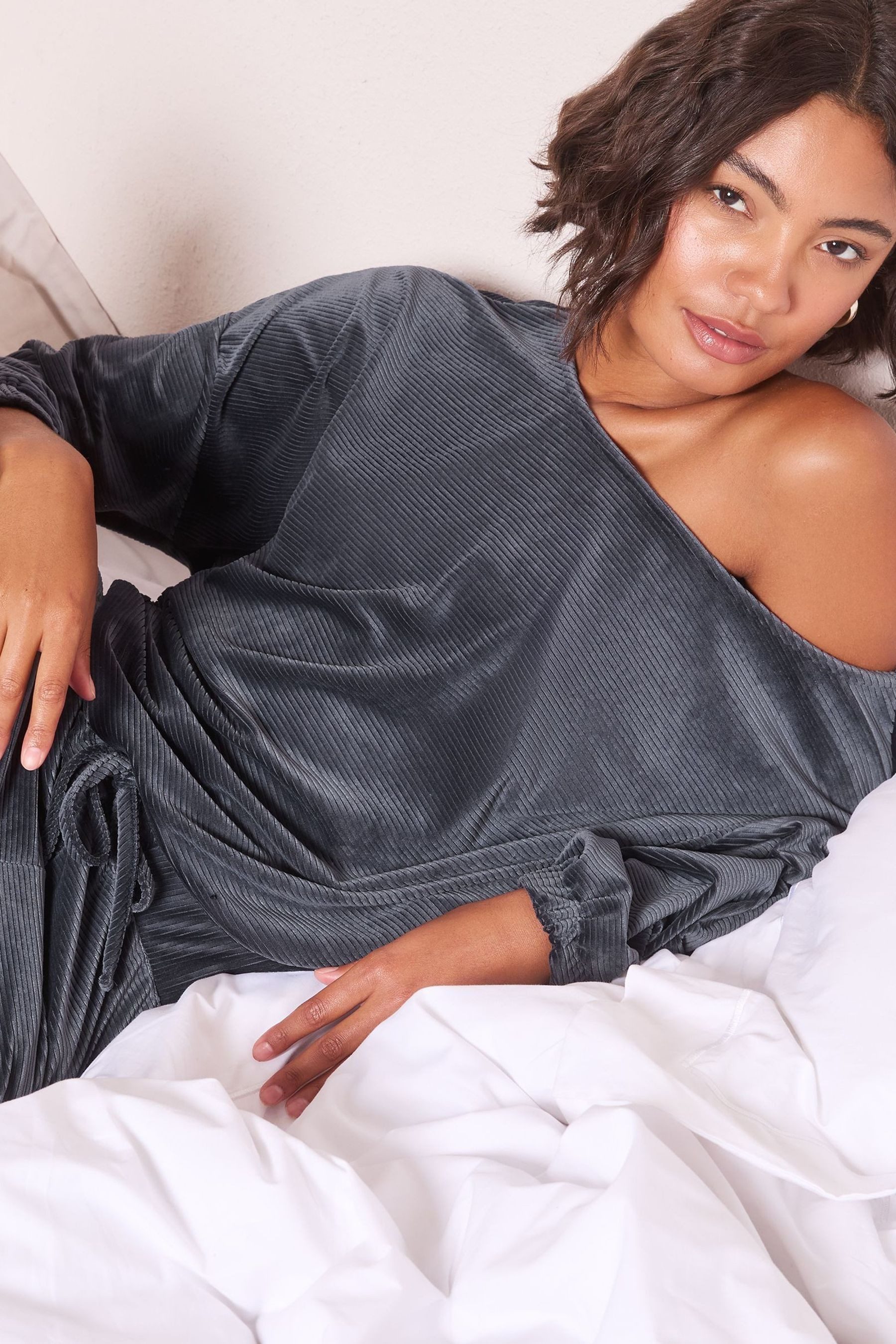 Friends Like These Pyjama Friends Like Samt-Pyjama, Regular (2 tlg)