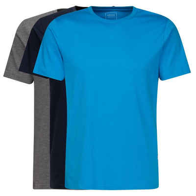 seidensticker T-Shirt Herren T-Shirt, 3er Pack - Basic, kurzarm