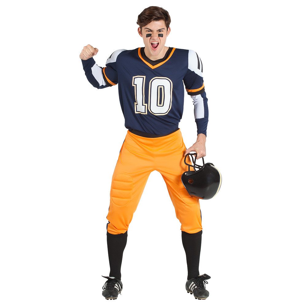 Boland Kostüm American football Kostüm für Herren, Mehrfarbig