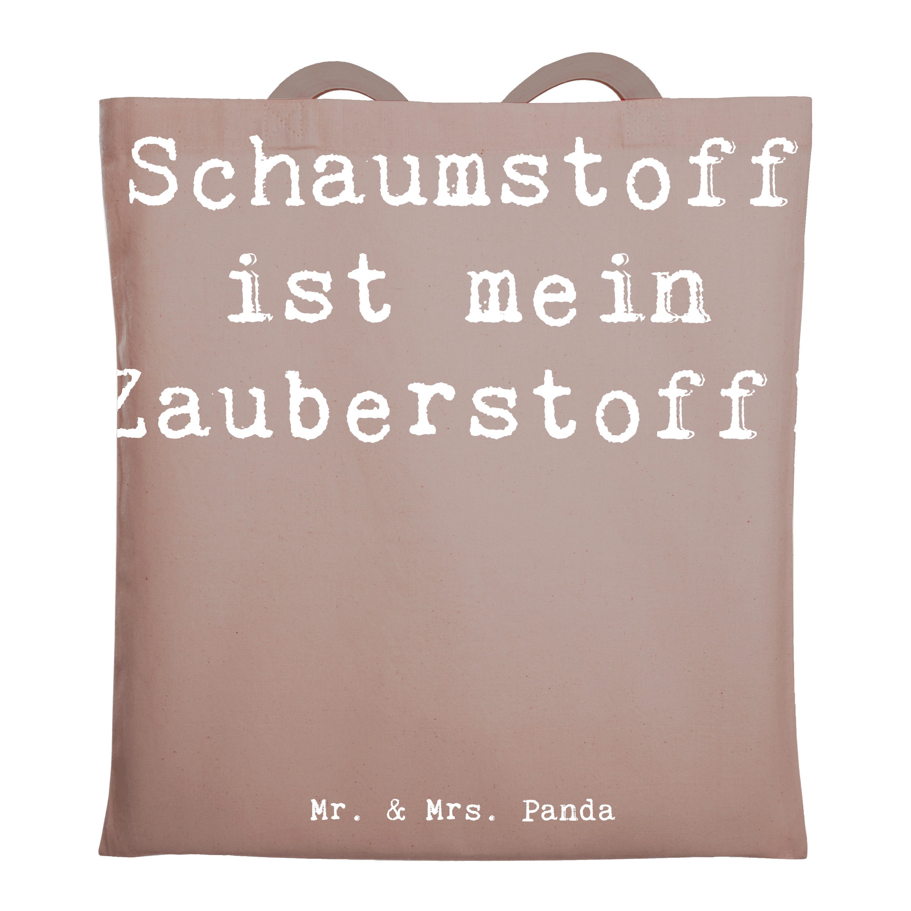 Tragetasche Zauber der Polsterin - Braun Pastell - Geschenk, Design, Beutel, Beru