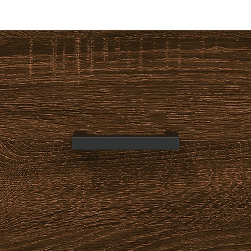 60x36,5x35cm (1-St) Braune Holzwerkstoff Eiche Fächerschrank Wandschrank Braun Eichen-Optik vidaXL