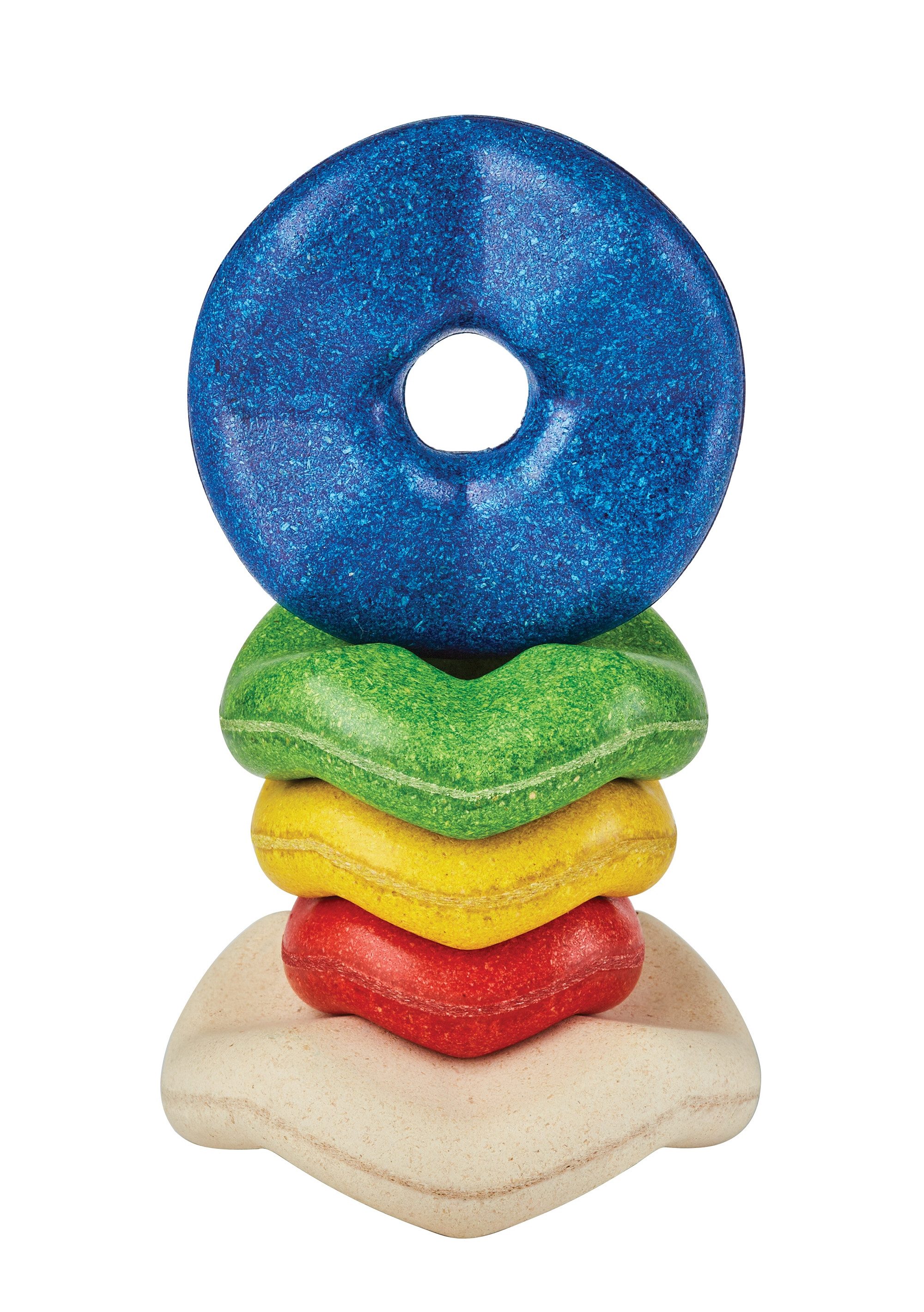 Plantoys Stapelspielzeug Wellenstapeln, (5-tlg), Aus Holz