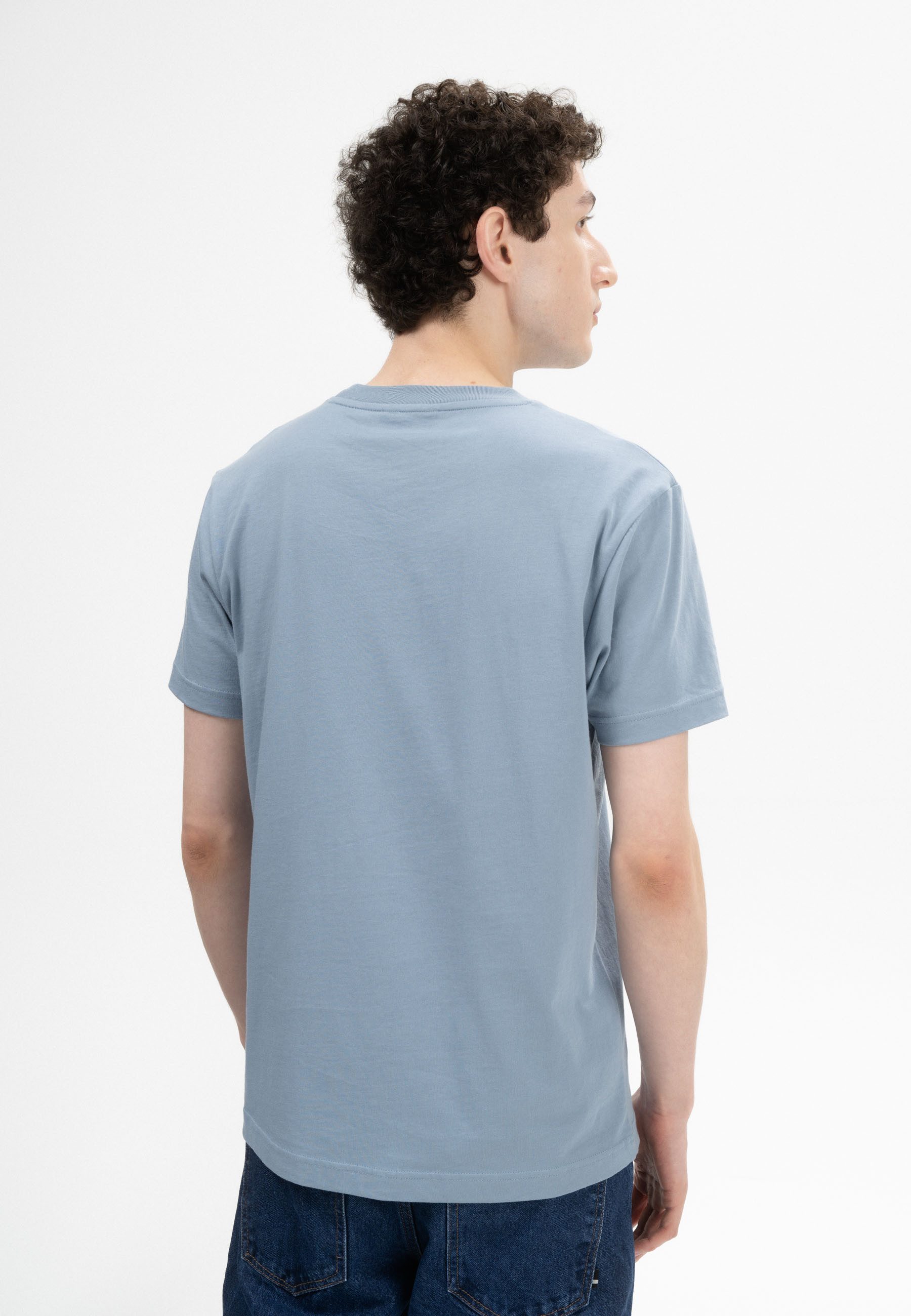 MELA Kurzarmshirt Herren T-Shirt AVAN Fein günstig online kaufen