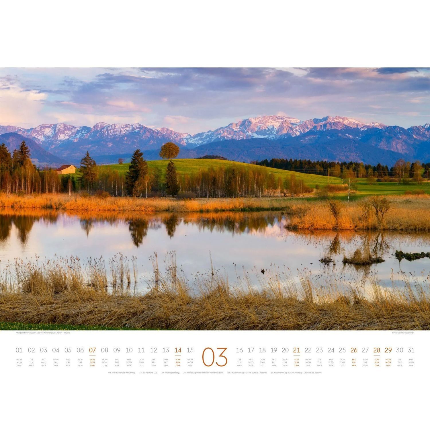 Ackermann Wandkalender Deutschland Kalender 2027, Zauberhafte Landschaften – Bild 4 von 5