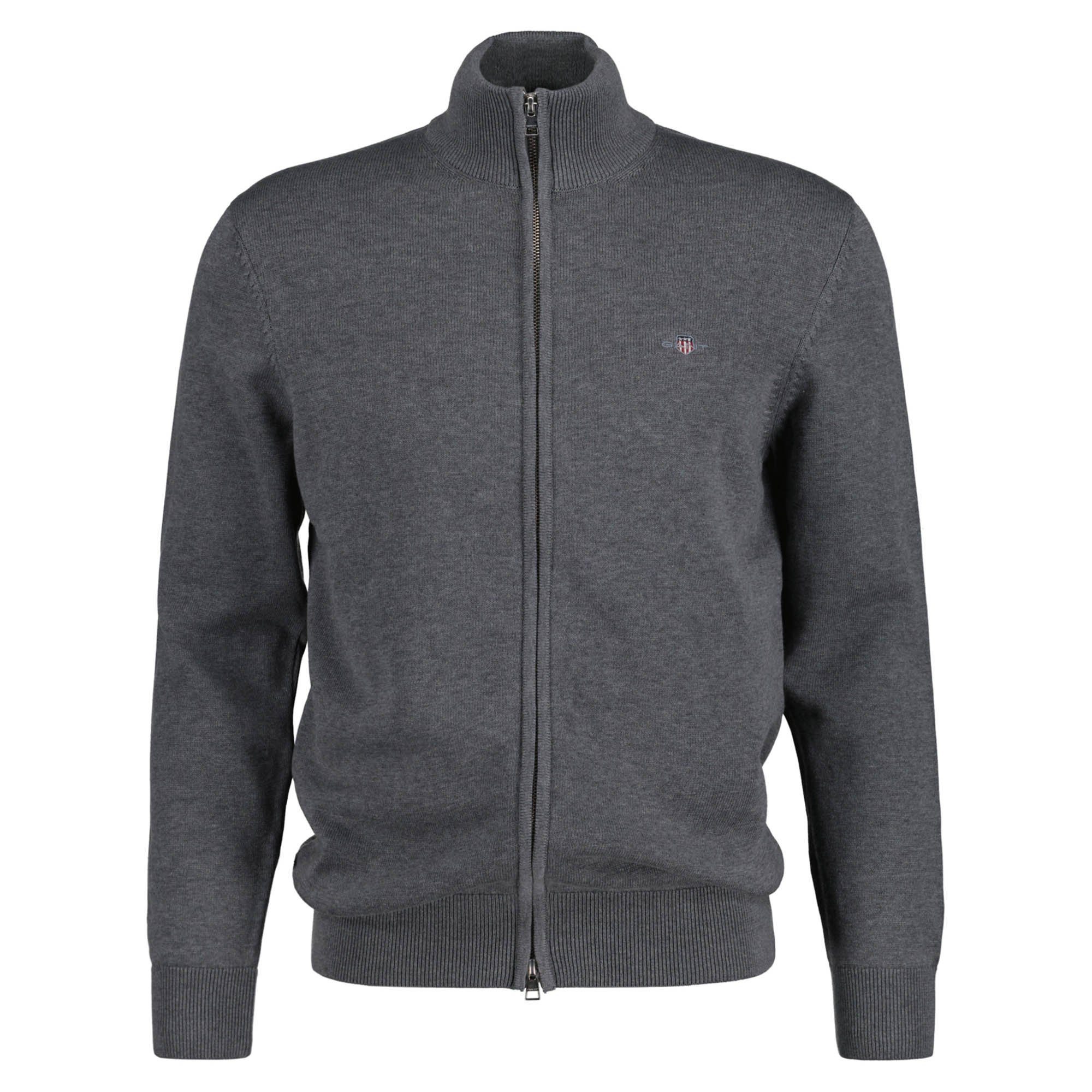 Gant Sweatshirt Herren Strickjacke Baumwolle günstig online kaufen