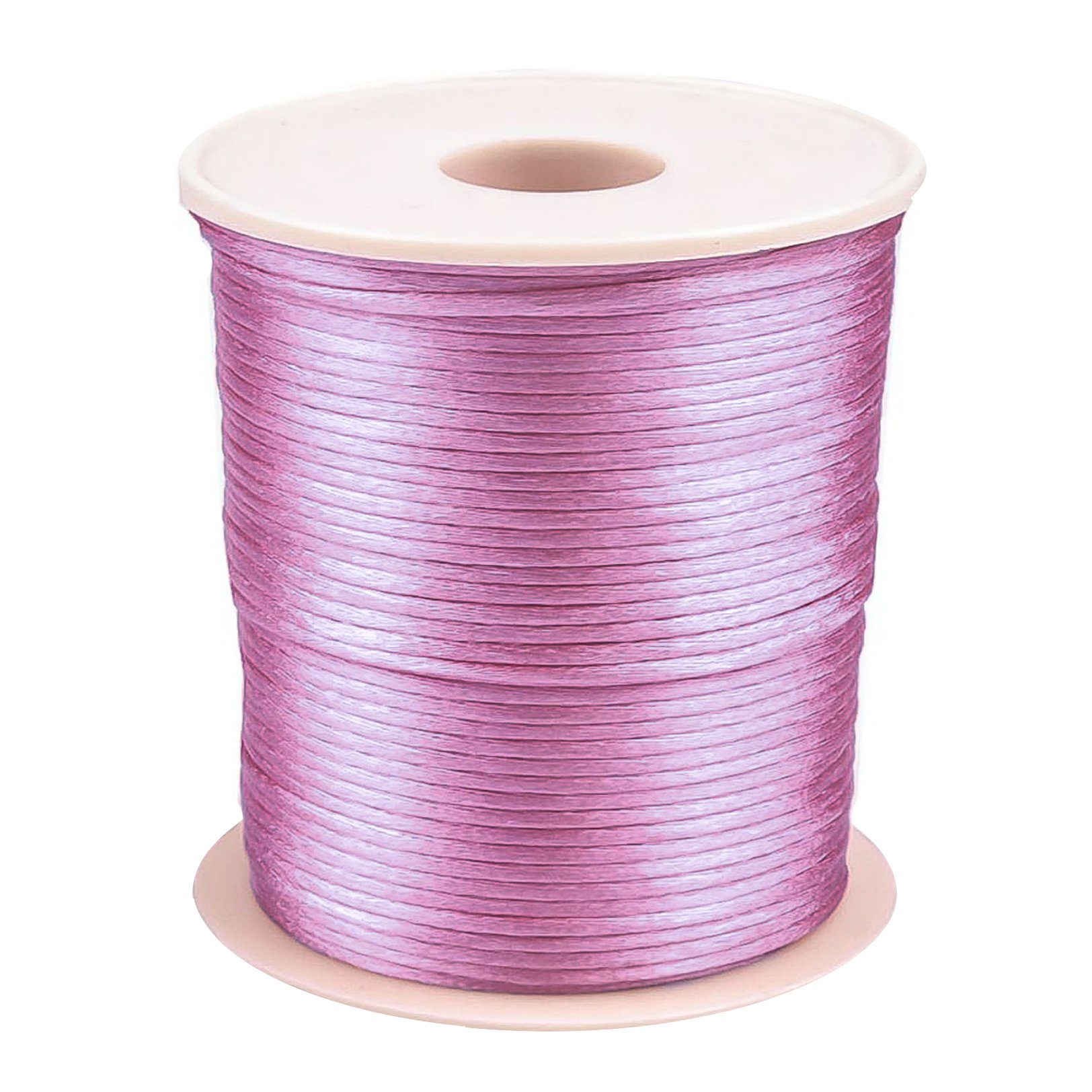 maDDma 90m Satinschnur 2mm Seil, hellviolett günstig online kaufen