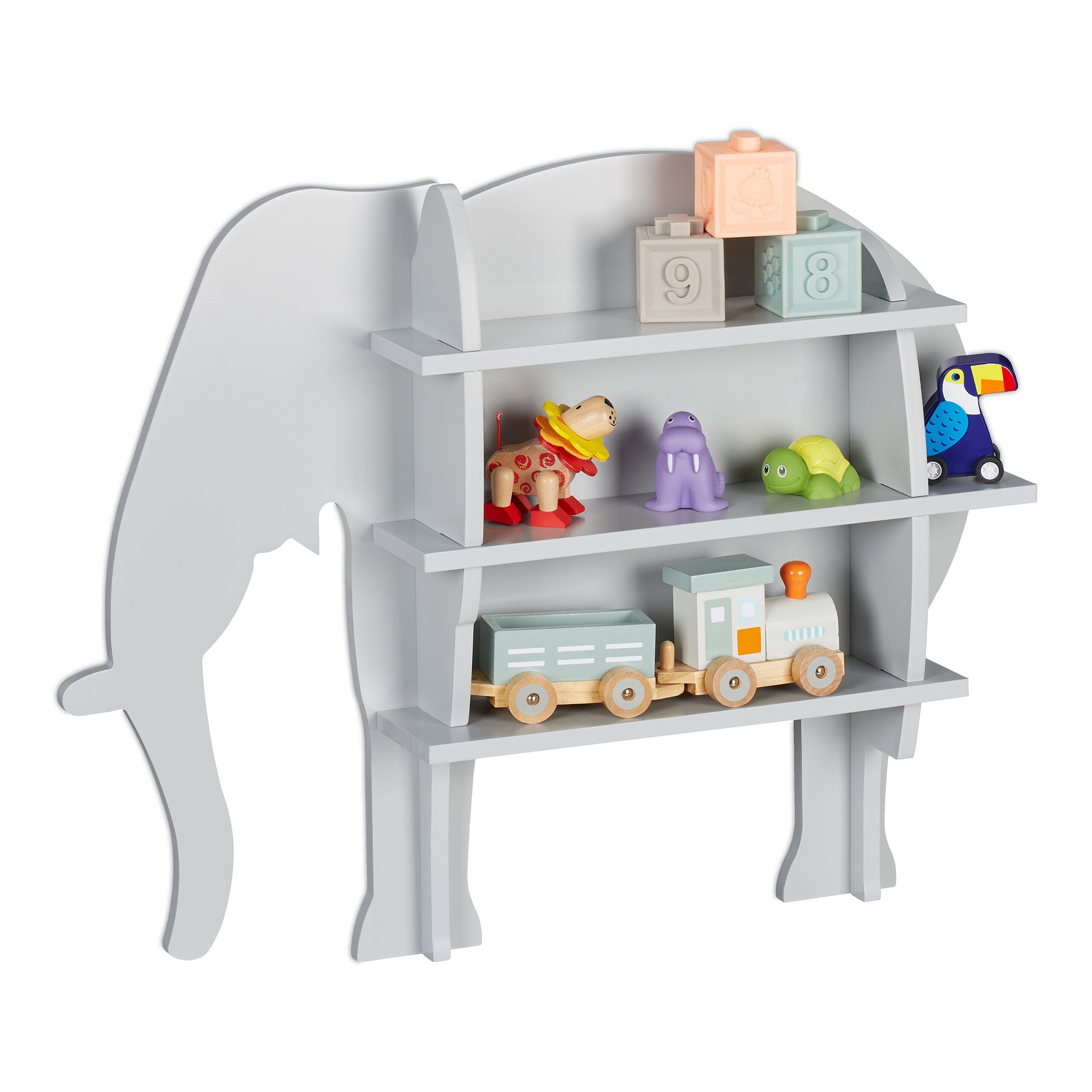 relaxdays Kinderregal Elefant günstig online kaufen