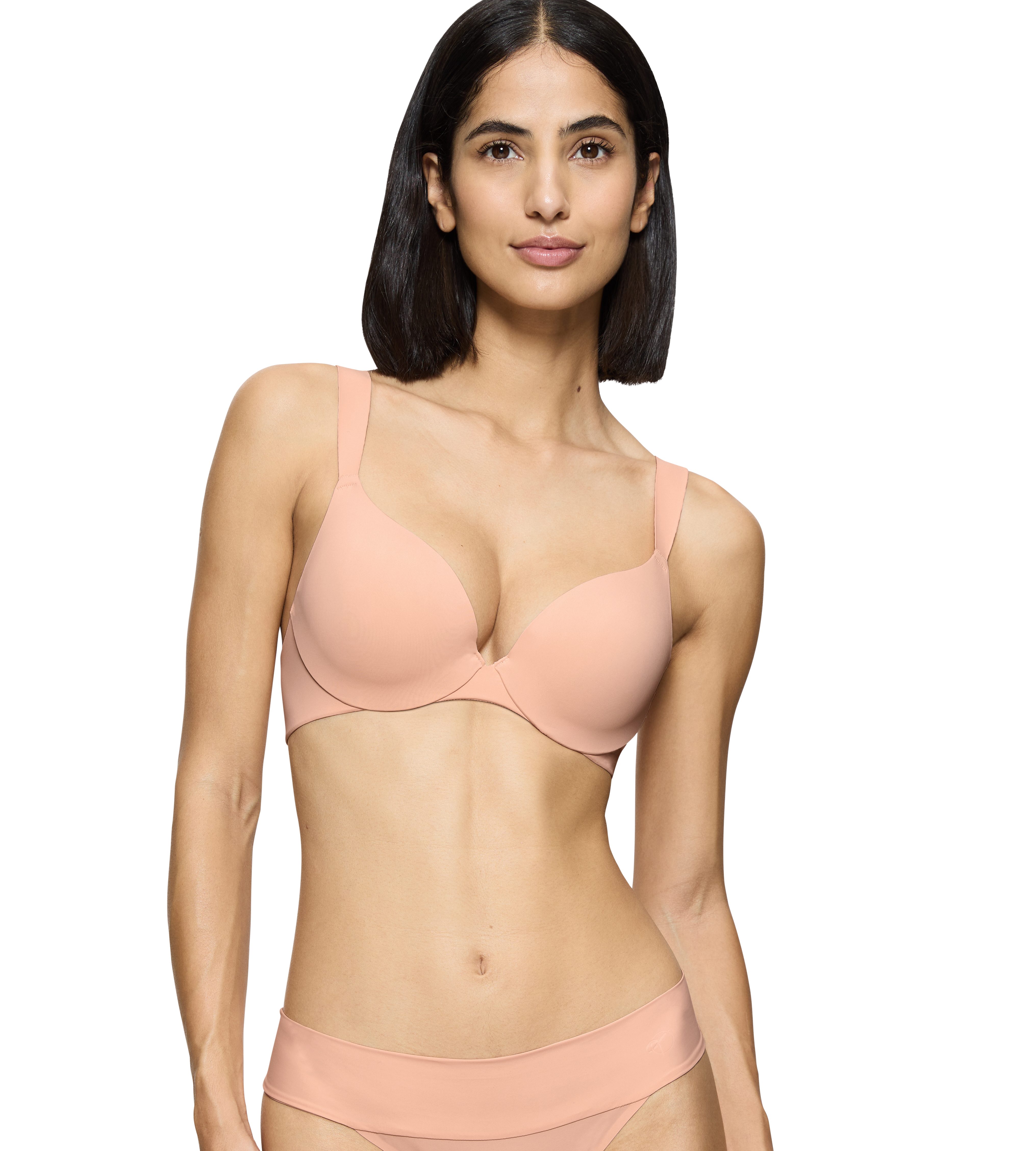 Triumph Bügel-BH Body Make-Up Illusion mit tiefem Dekolleté, gepolsterte Cups, Komfort-Bügel, Microfaser