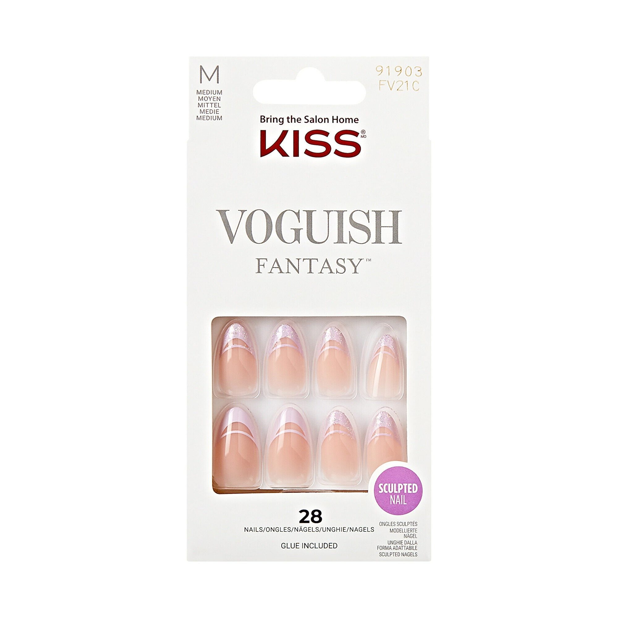 Kiss Kunstfingernägel Voguish Fantasy Nails 28 Stück