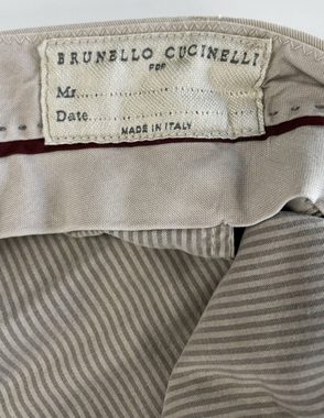 BRUNELLO CUCINELLI Loungehose BRUNELLO CUCINELLI Mens Luxury Stretch-Cotton Trousers Hose Chino Pant
