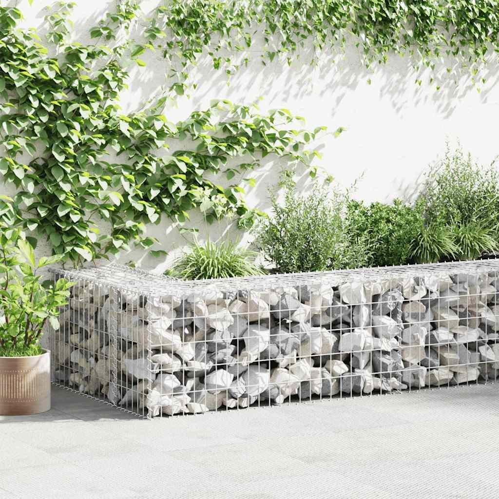 vidaXL Gartenzaun Gabionenkorb Stahl 100×50×50 cm, günstig online kaufen