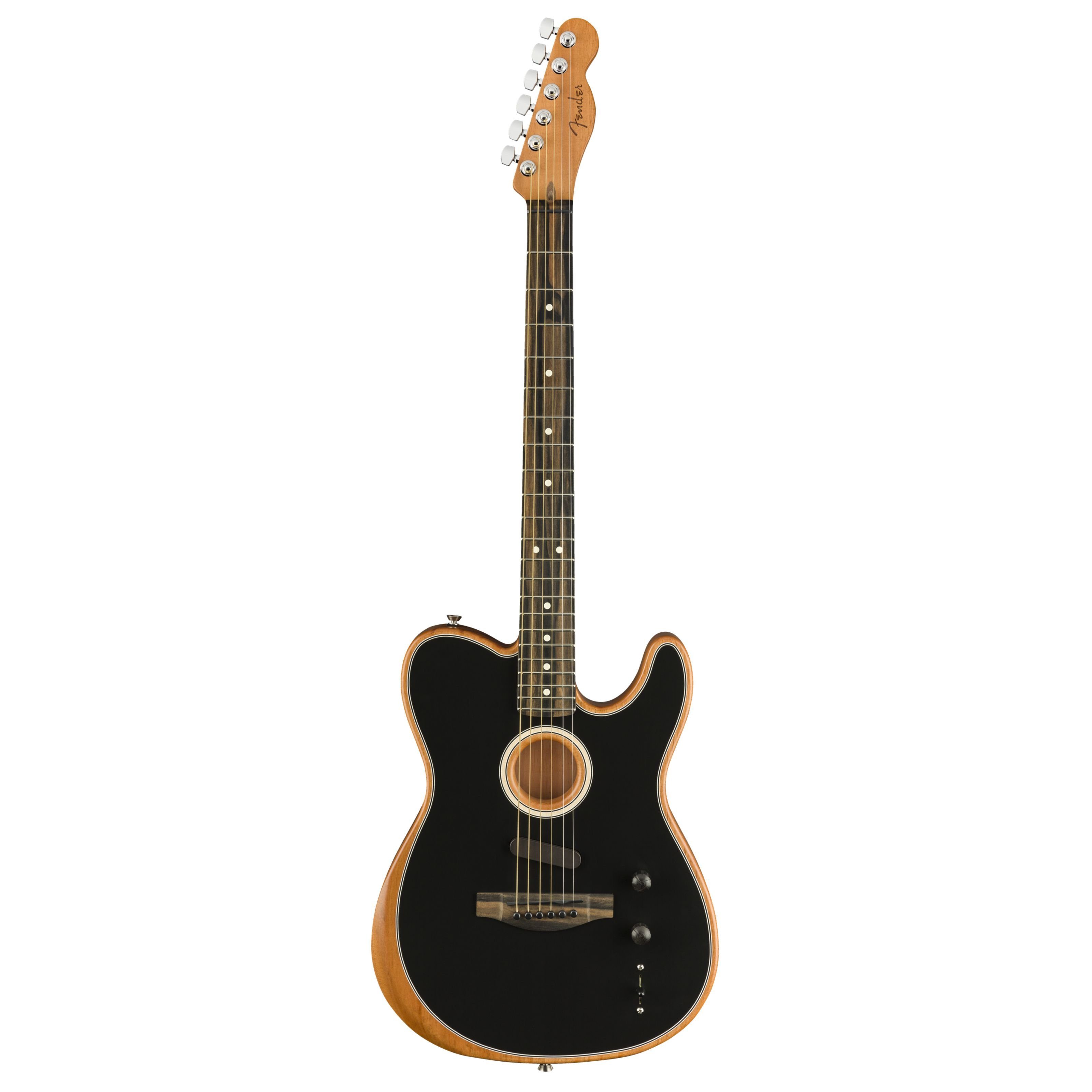 Fender Westerngitarre, American Acoustasonic Telecaster Black - Westerngitarre