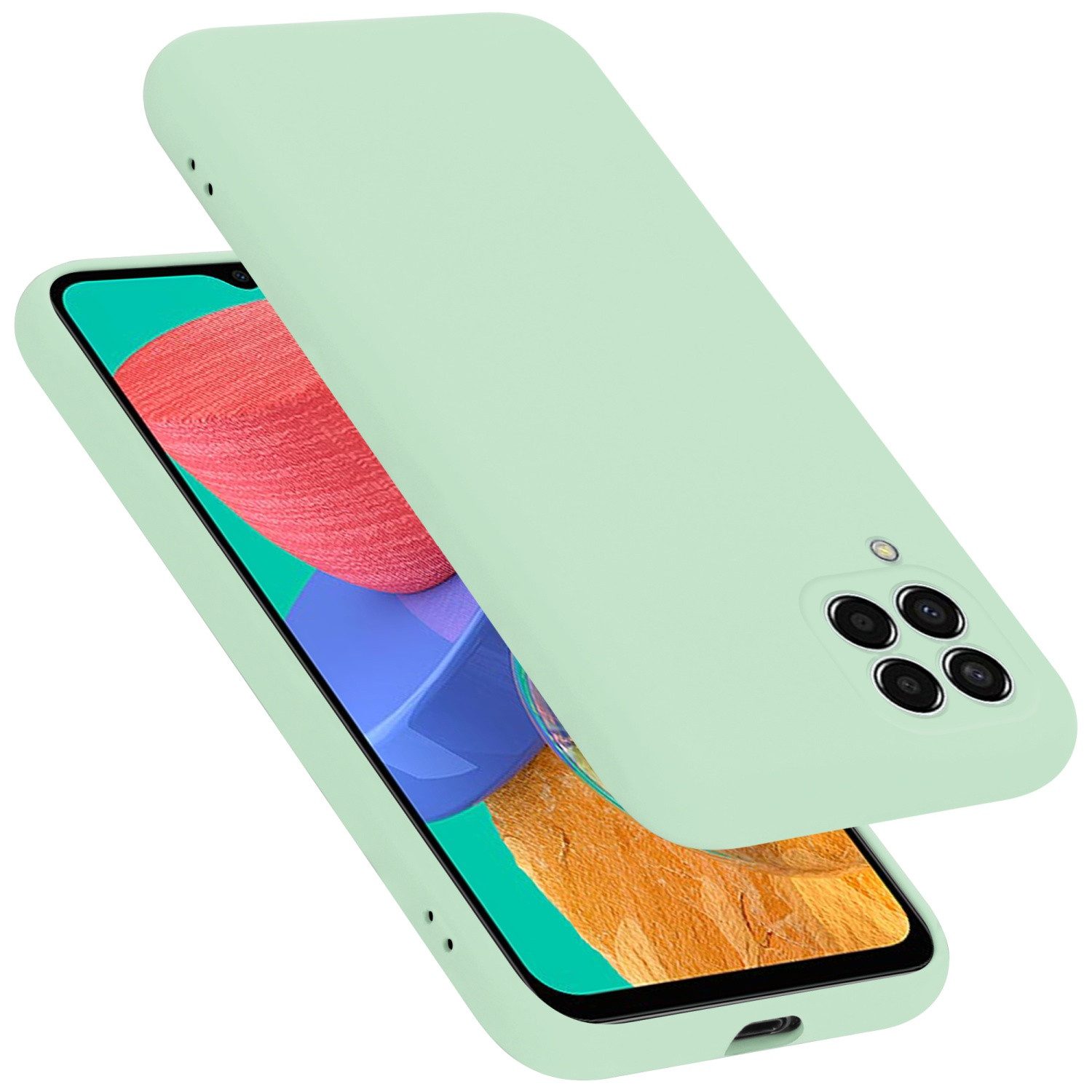 Cadorabo Handyhülle für Samsung Galaxy M33 5G Hülle Samsung Galaxy M33 5G, Flexible Hülle TPU Silikon Schutzhülle Back Cover Case