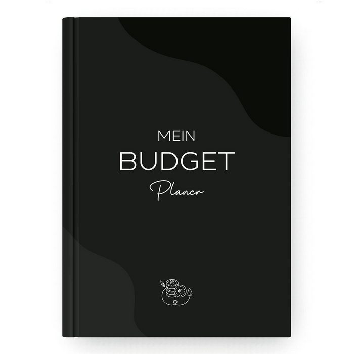 LEAF & GOLD Organisationsmappe Budget Planner deutsch Hardcover Haushaltsbuch zum eintragen Übersichtlicher Budgetplaner