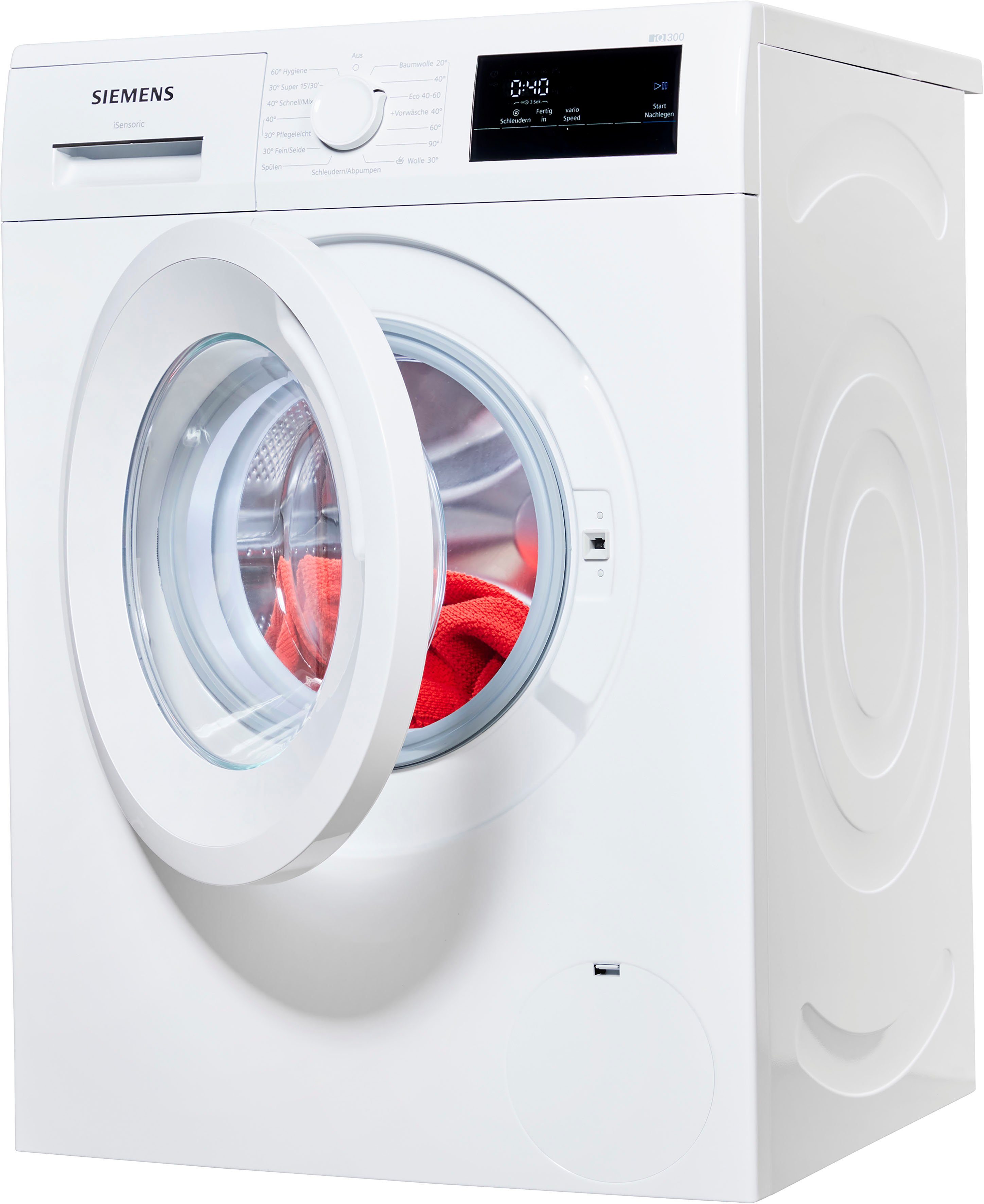SIEMENS Waschmaschine iQ300 WM14N0A3, 7 kg, 1400 U/min
