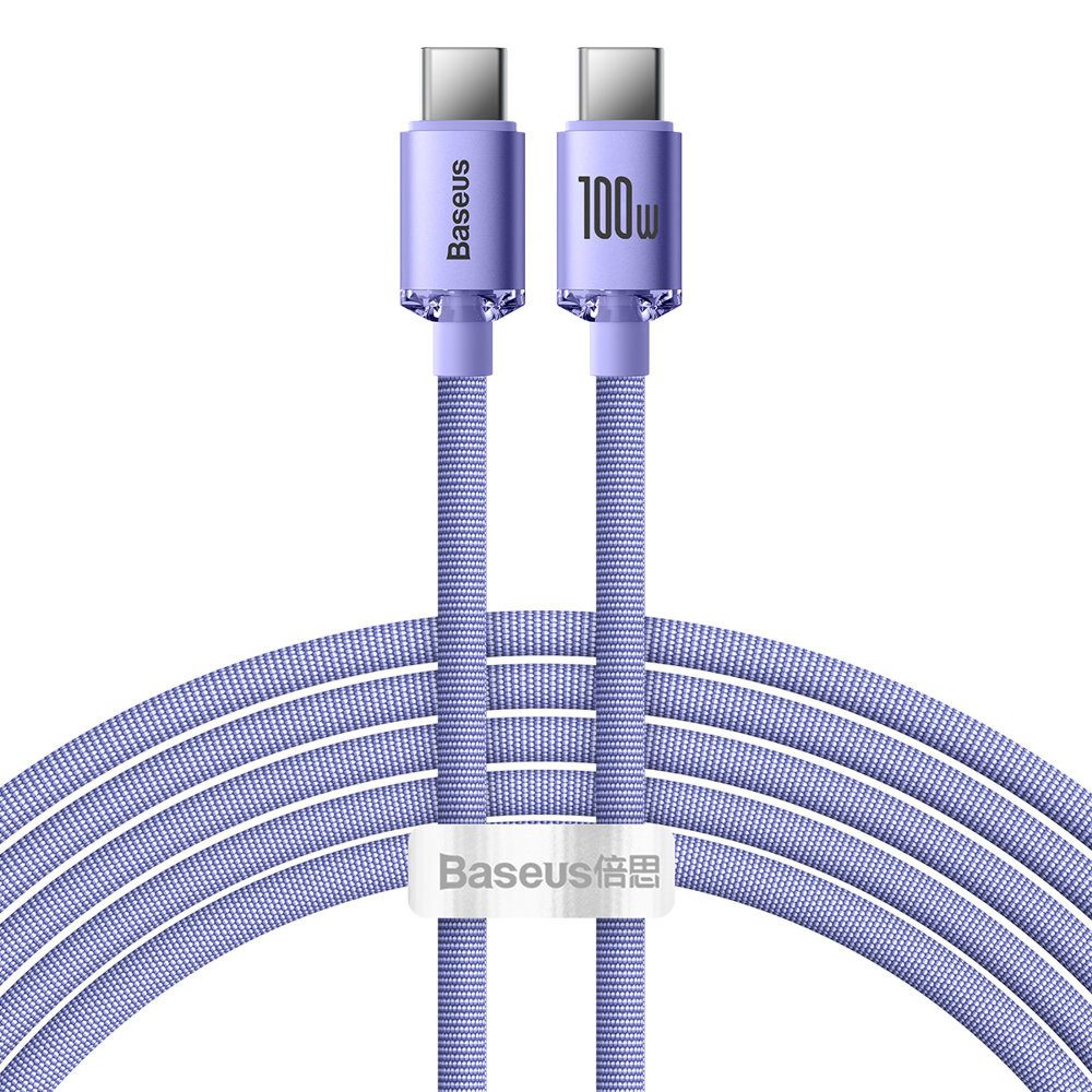 Baseus Crystal Shine Kabel USB-Kabel für schnelles Aufladen USB Typ C 100W Schnelllade-Gerät