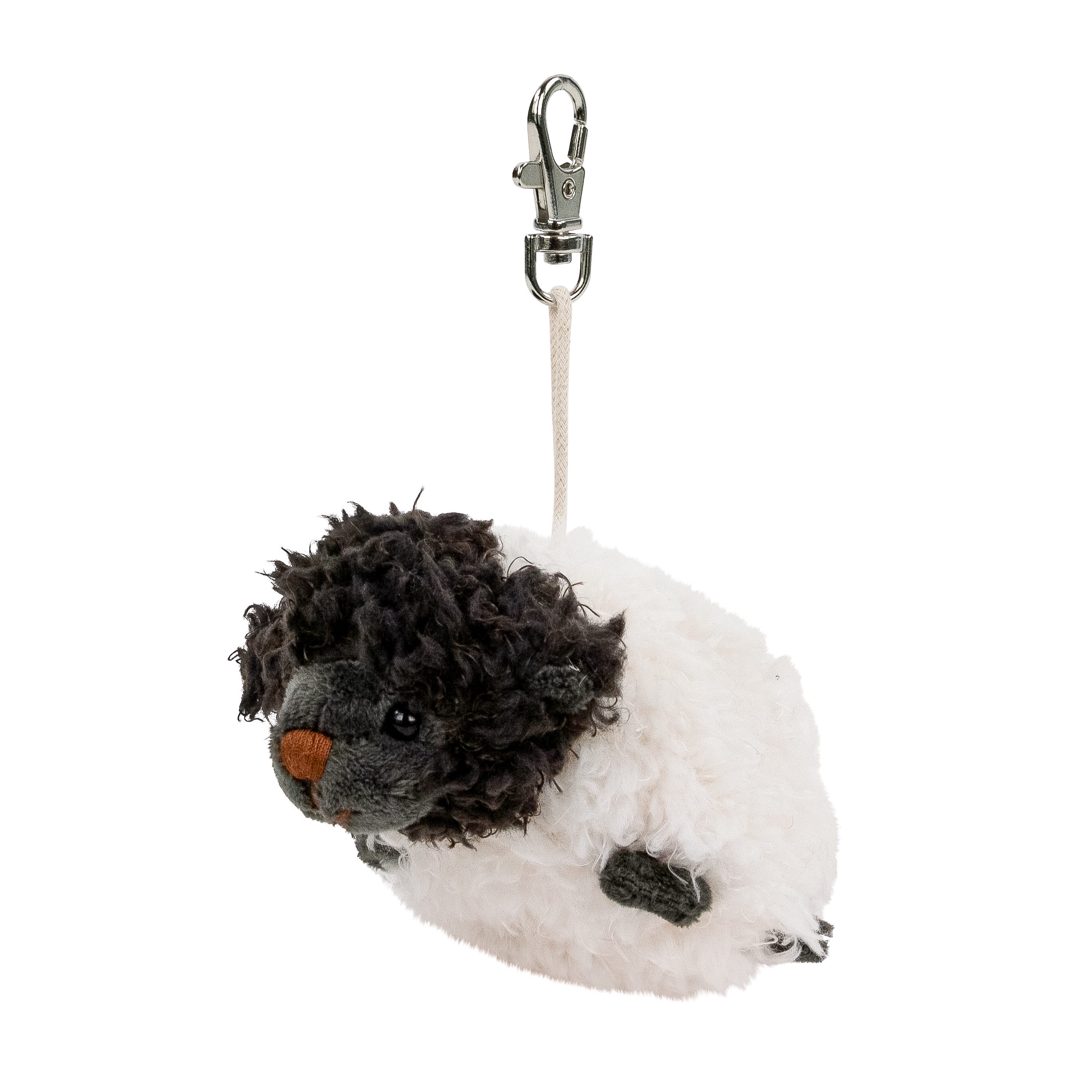 Bukowski Kuscheltier Bukowski Schlüsselanhänger Schaf Black Sheep schwarz/weiß 10 cm