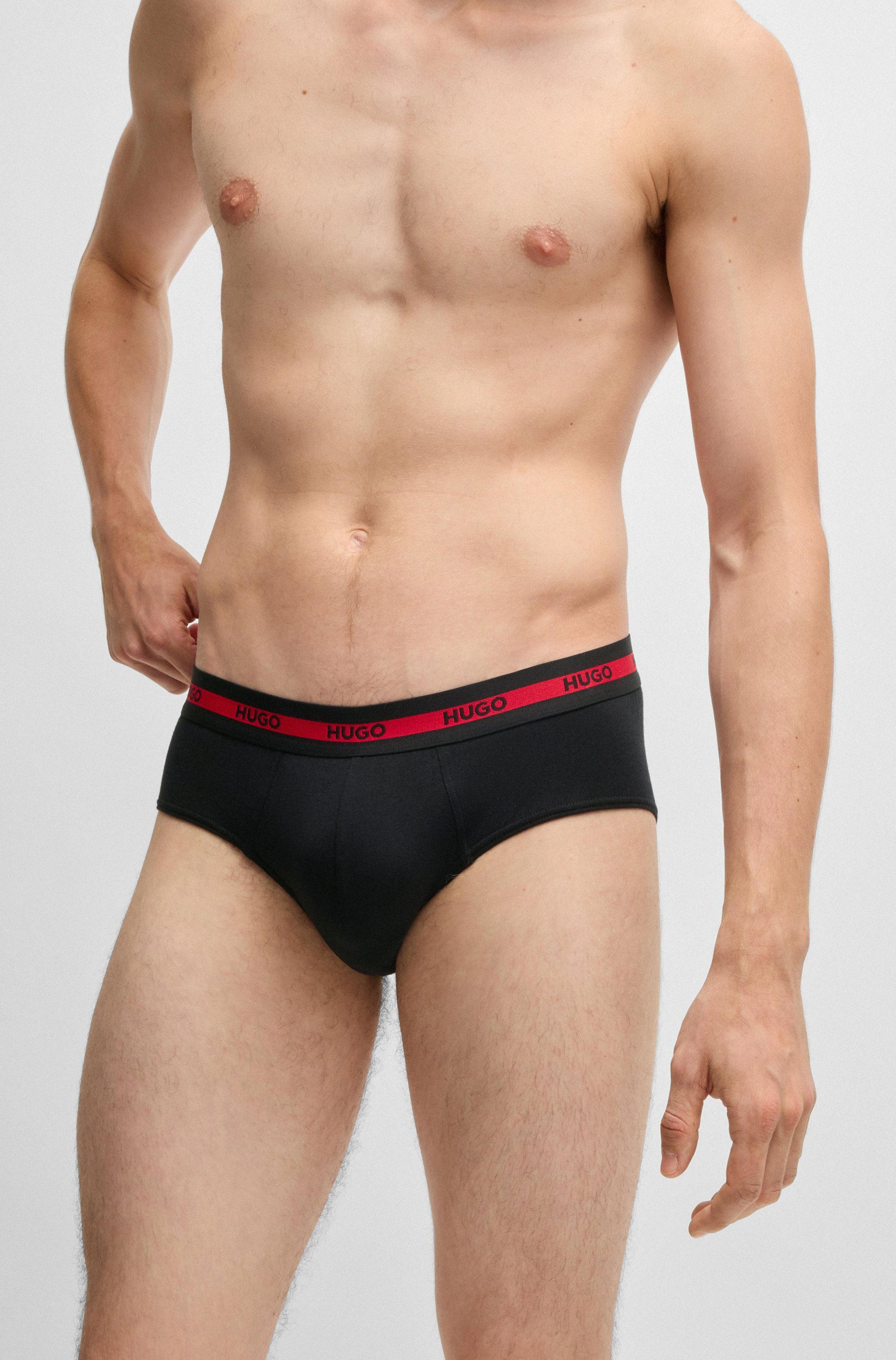 HUGO Slip (Packung, 3-St., Im Dreierpack) günstig online kaufen