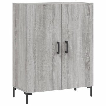 furnicato Sideboard Highboard Grau Sonoma 69,5x34x180 cm Holzwerkstoff