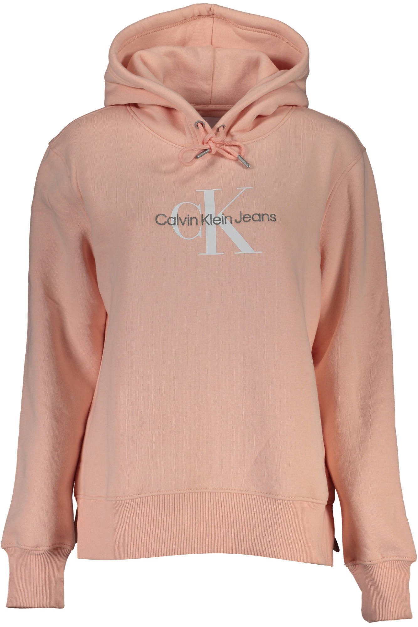 Calvin Klein Jeans Sweatshirt Damen Kapuzen-Sweatshirt in Rosa mit Logo &