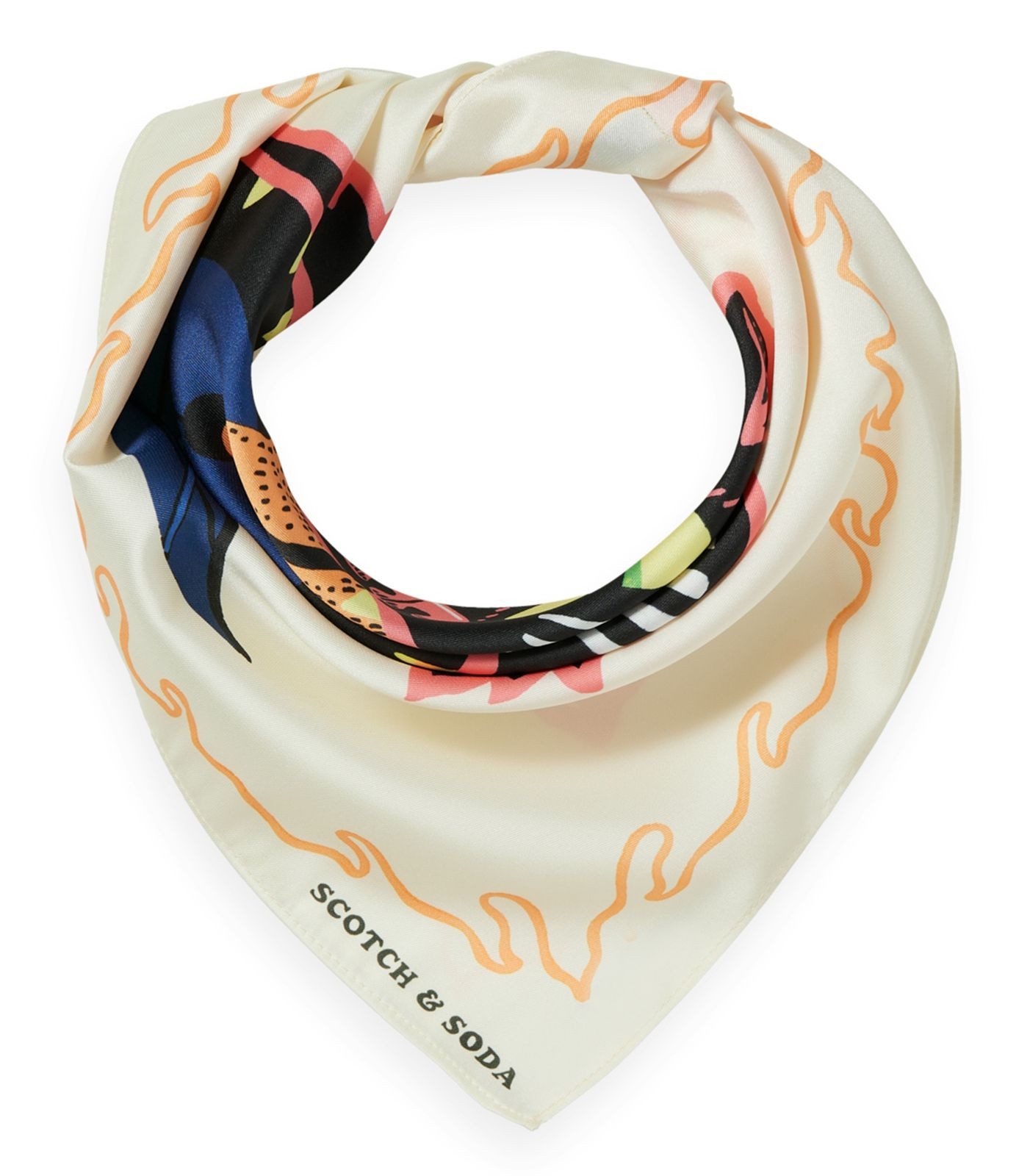 Modetuch Nine lives Print Foulard