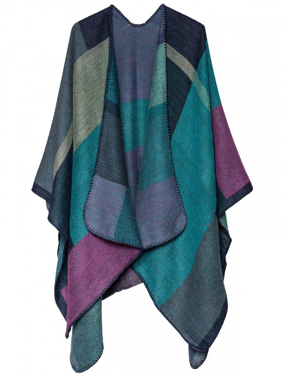 Caspar Poncho Caspar PON006 Damen Poncho günstig online kaufen