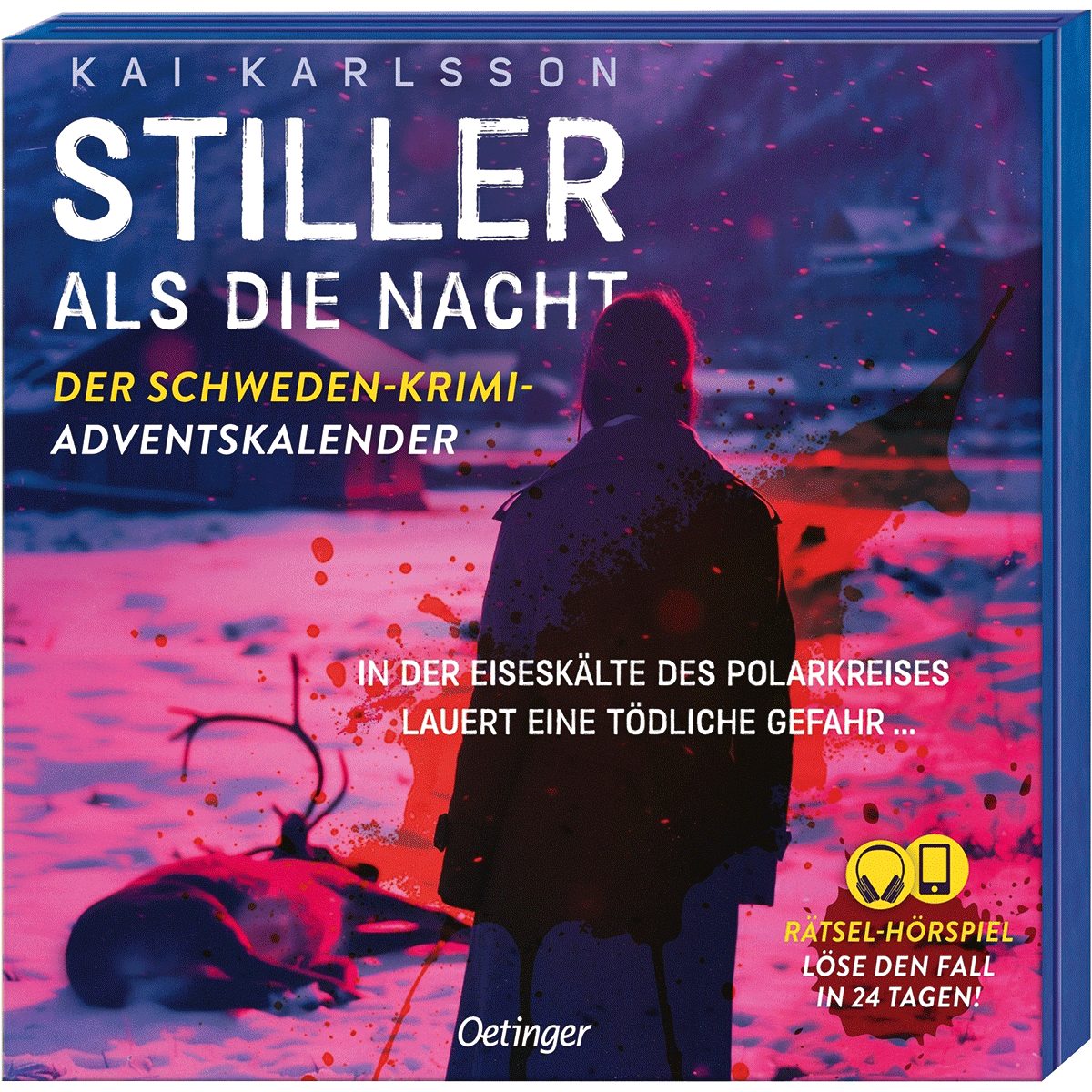 Oetinger Wandkalender Stiller als die Nacht. Der Schweden-Krimi-Adventskalender: Interakt