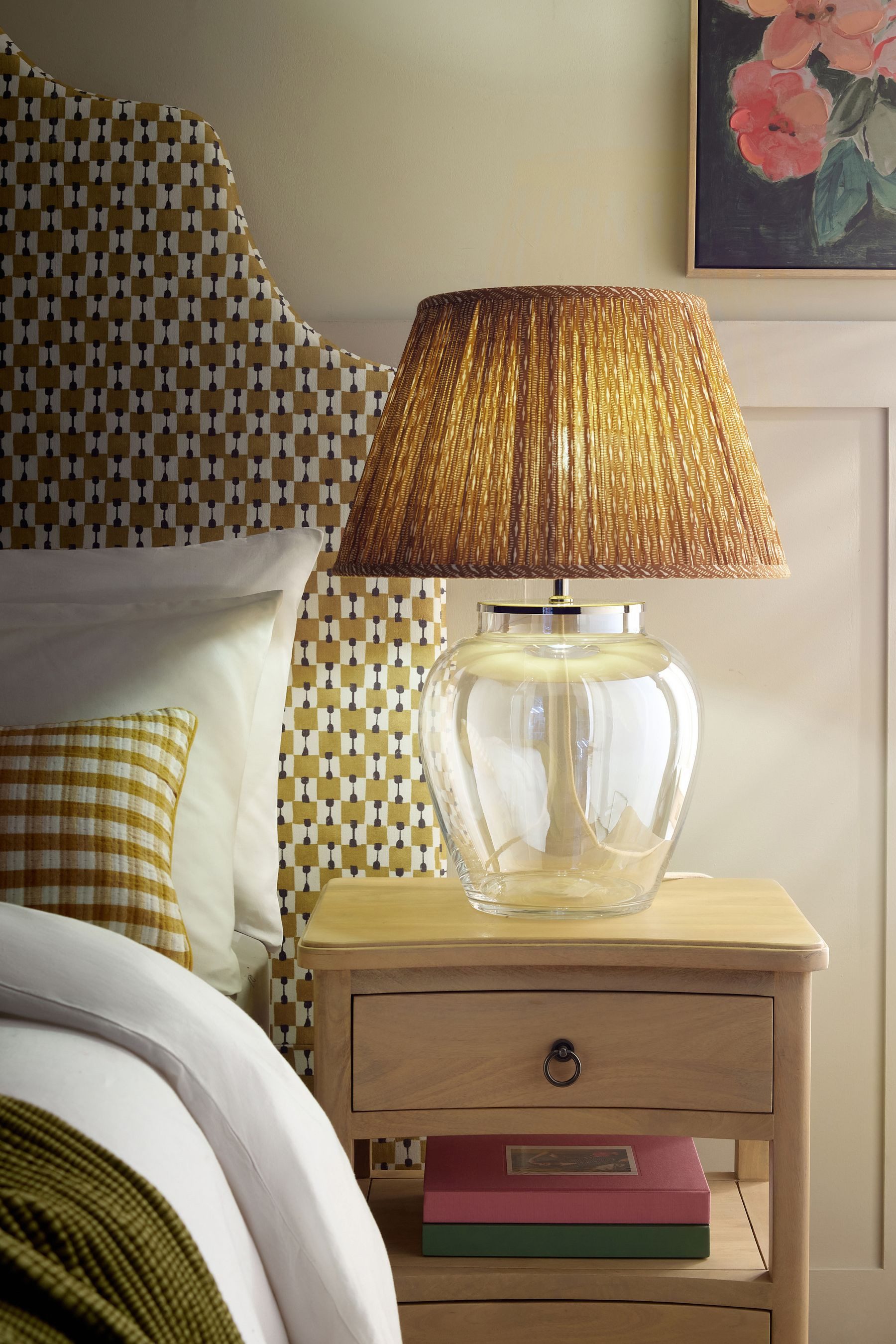 Next Lampenschirm Plissierter Lampenschirm