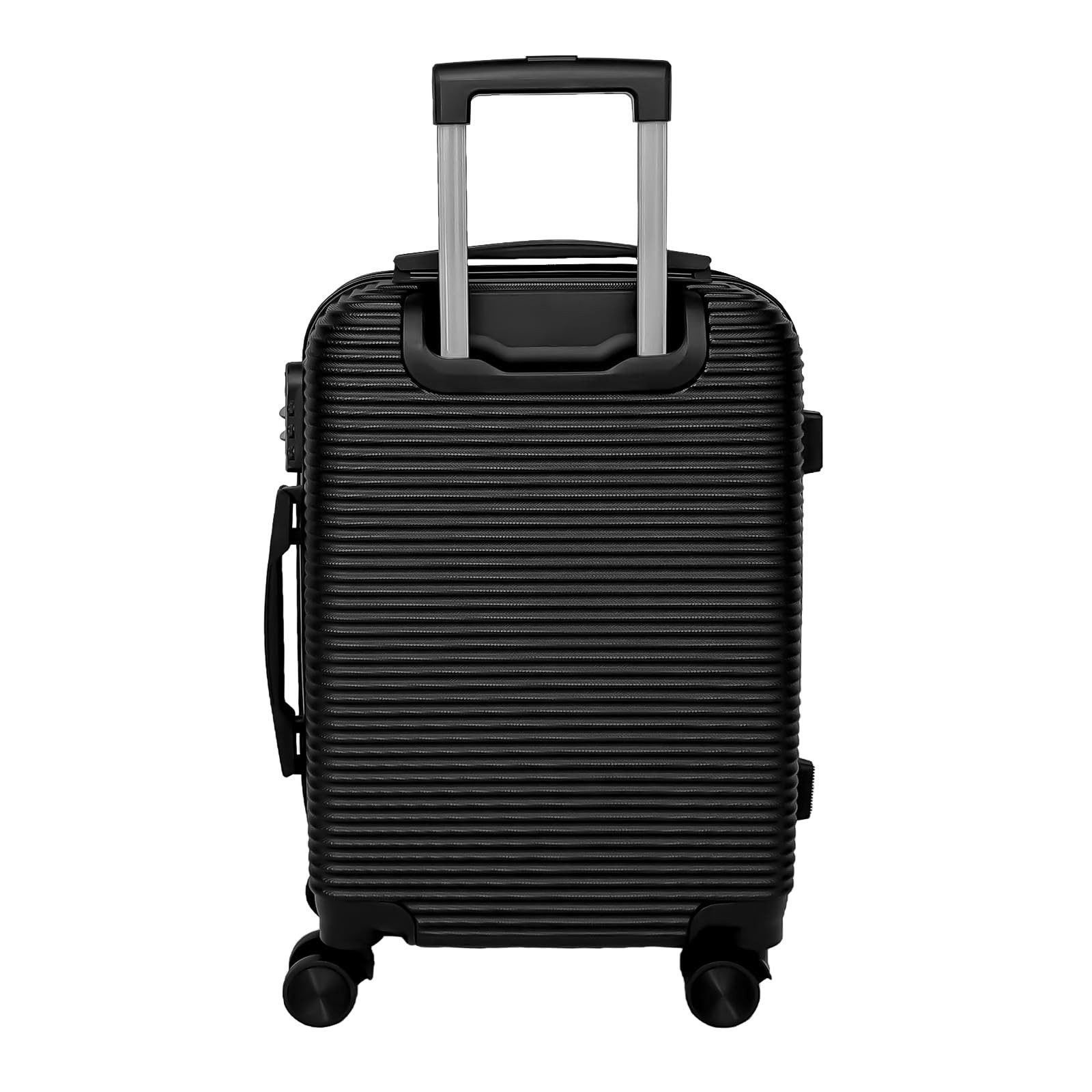 YONSLY Trolleyset Trolley Hartschalenkoffer-Set (M, L, XL) Koffer-Set 3-teiliges Set, 4 Rollen, (ABS Hartschalen,360°-Rollen, Sicherheitsschloss, Hartschalen Trolley), Weicher Gummigriff Handgepäck