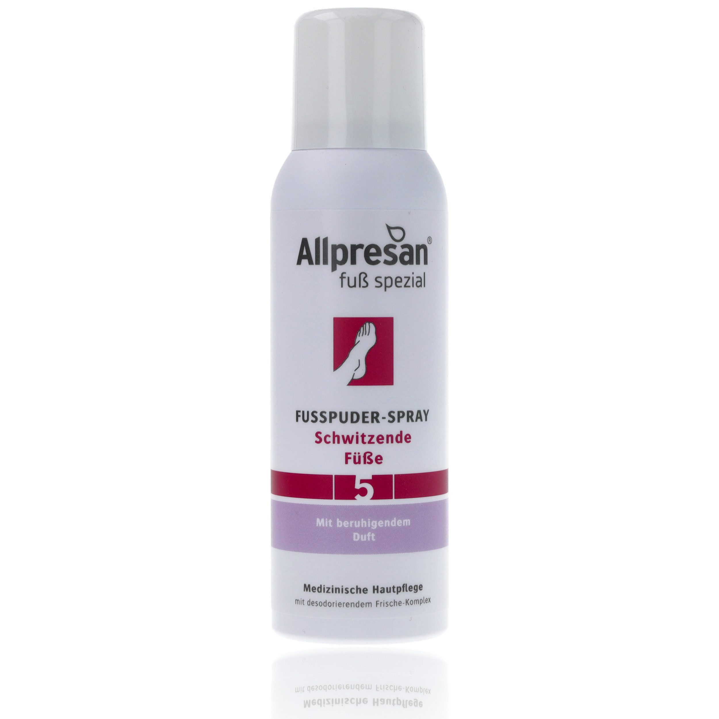 Deo-Körperpuder Allpresan Fuß spezial Nr. 5 Fußpuder-Spray Schwitzende Füße 125ml
