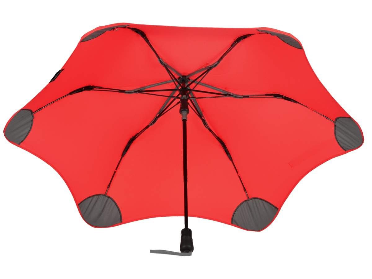 Regenschirm, unterwegs, Metro, rot Taschenschirm, Taschenregenschirm und Blunt Auto für Durchmesser 96cm