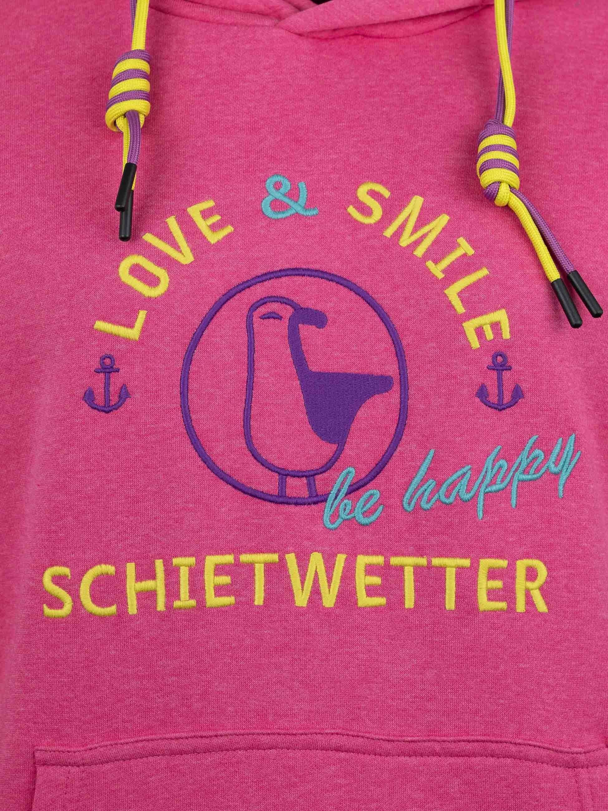 Schietwetter Kapuzenpullover Damen Hoodie "Marie Meersalz" günstig online kaufen